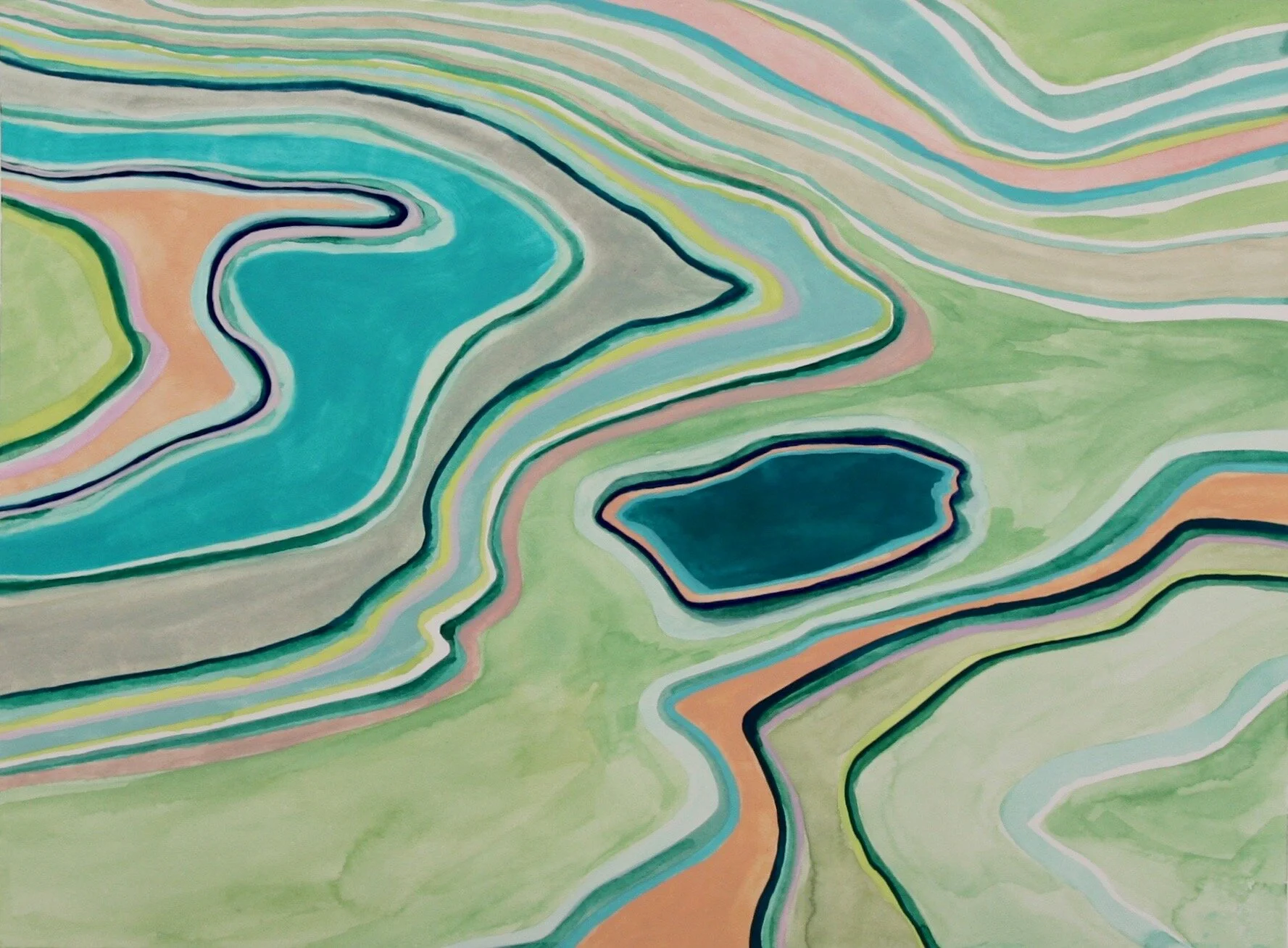 ‘Mixed Greens’20189” x 12”gouache on papersold