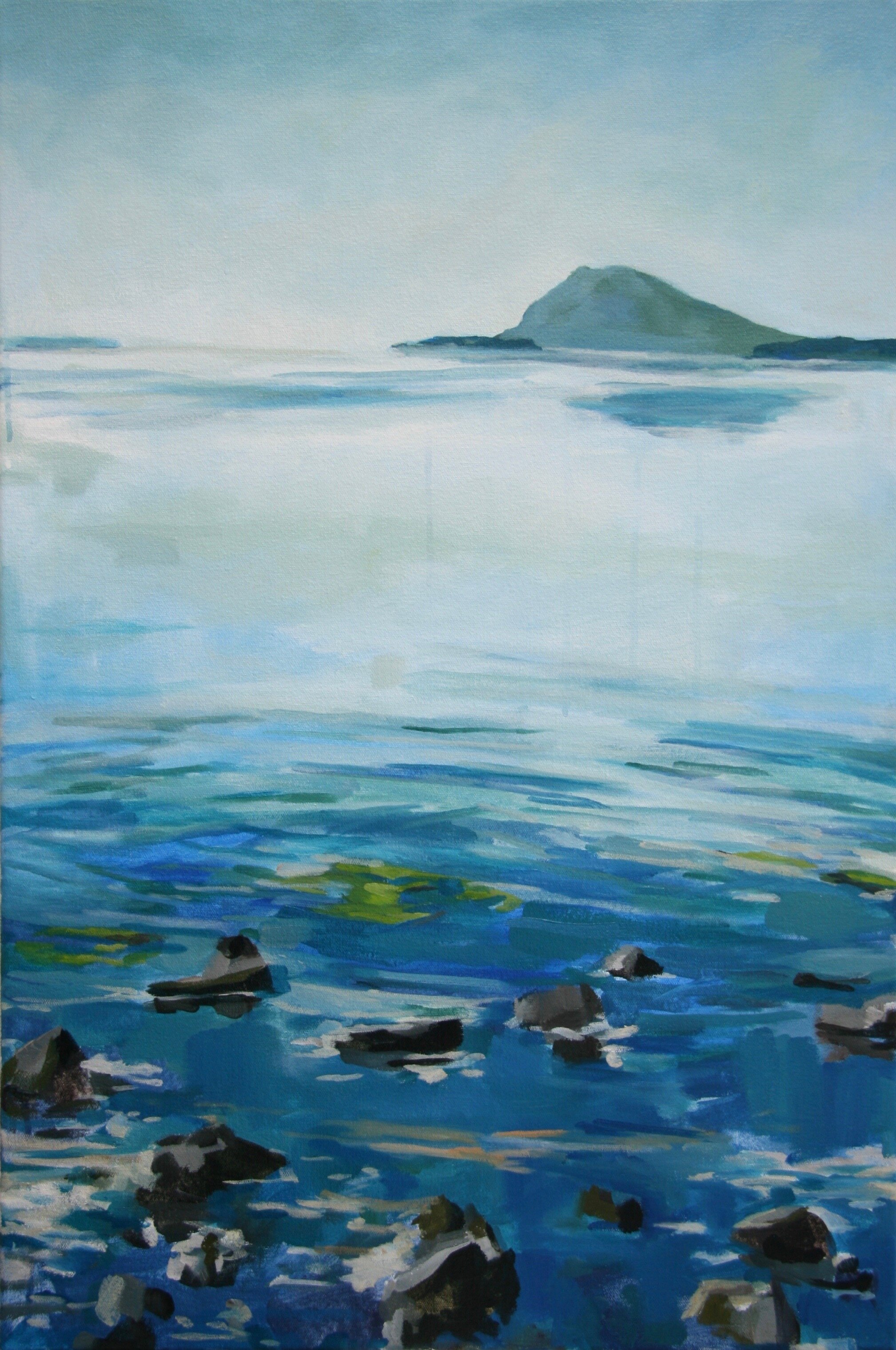 ‘Padilla Bay II’ 2016 20” x 30” water soluble oil on canvas available