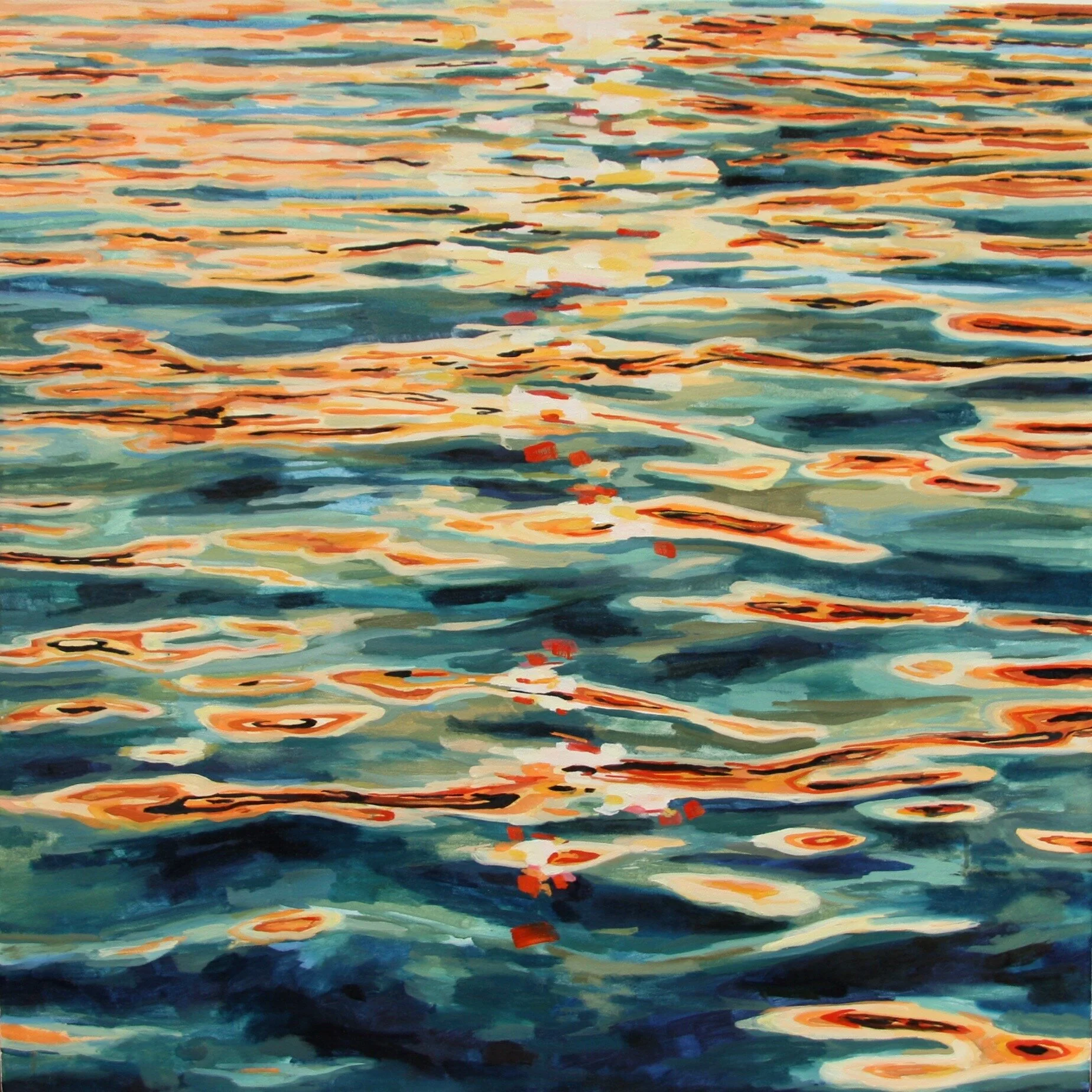 ‘Gleam’201536” x 36”water soluble oil on canvassold