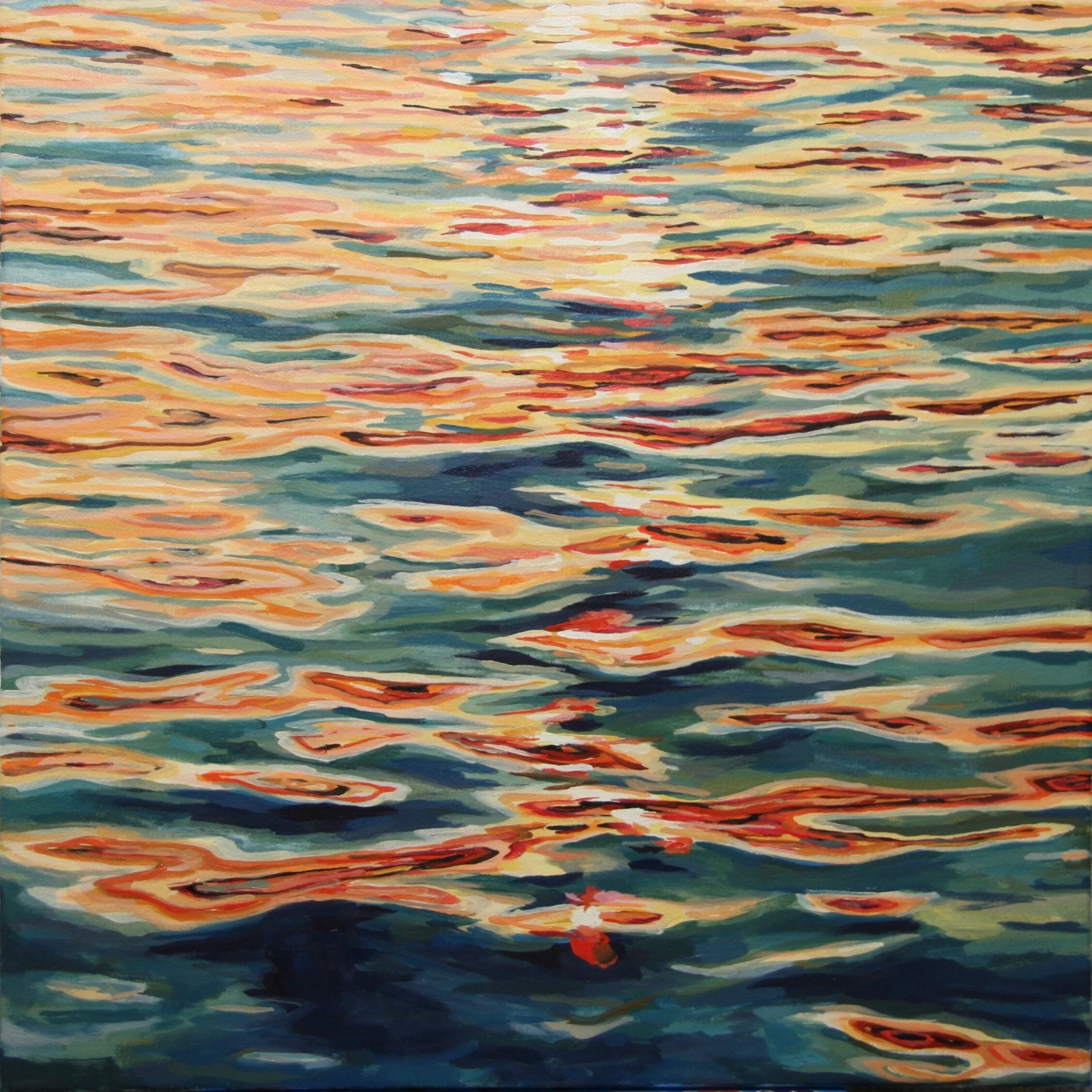 ‘Gleam II’201524” x 24”water soluble oil on canvassold