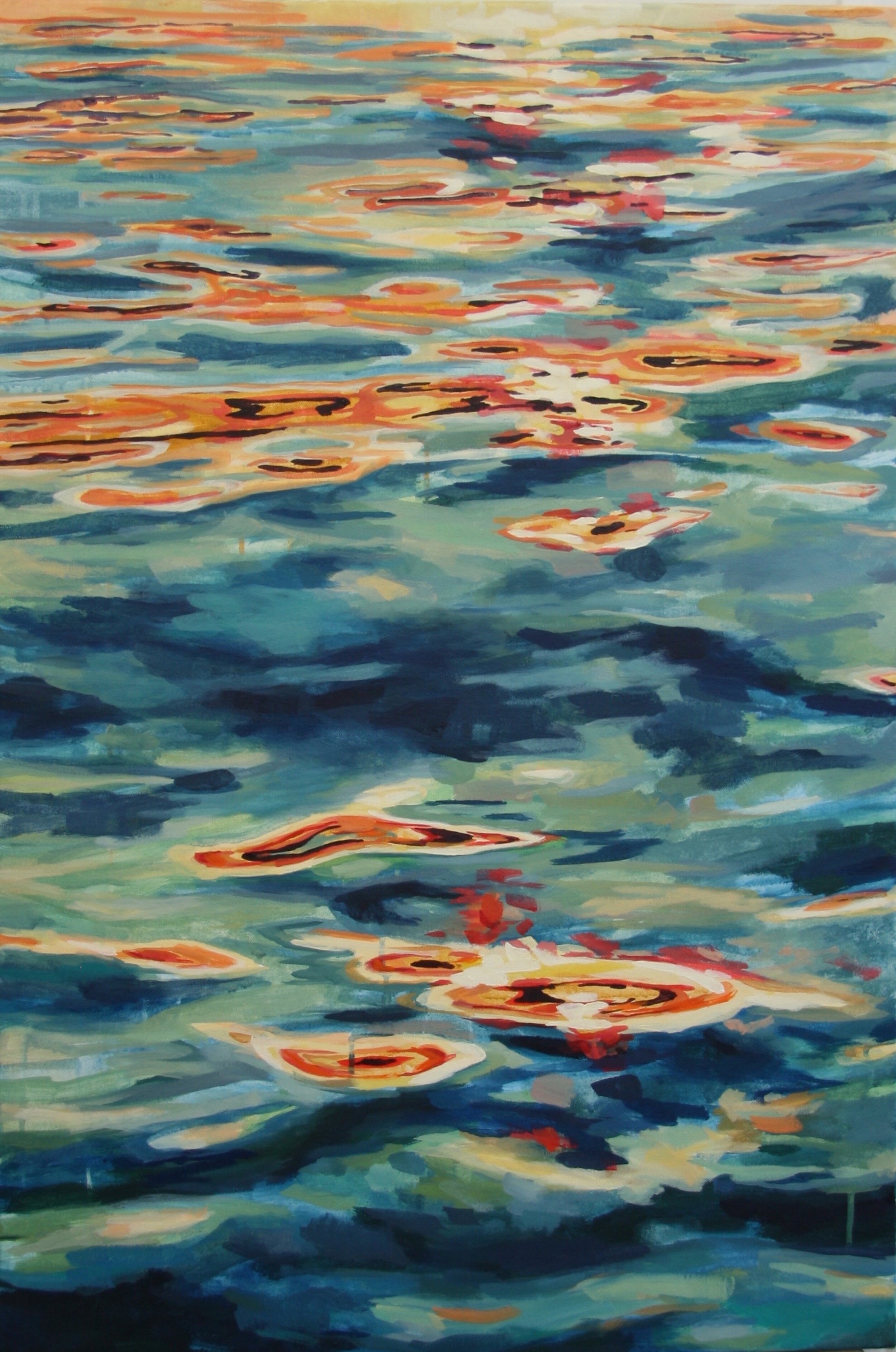 ‘Skim’201524” x 36”water soluble oil on canvassold