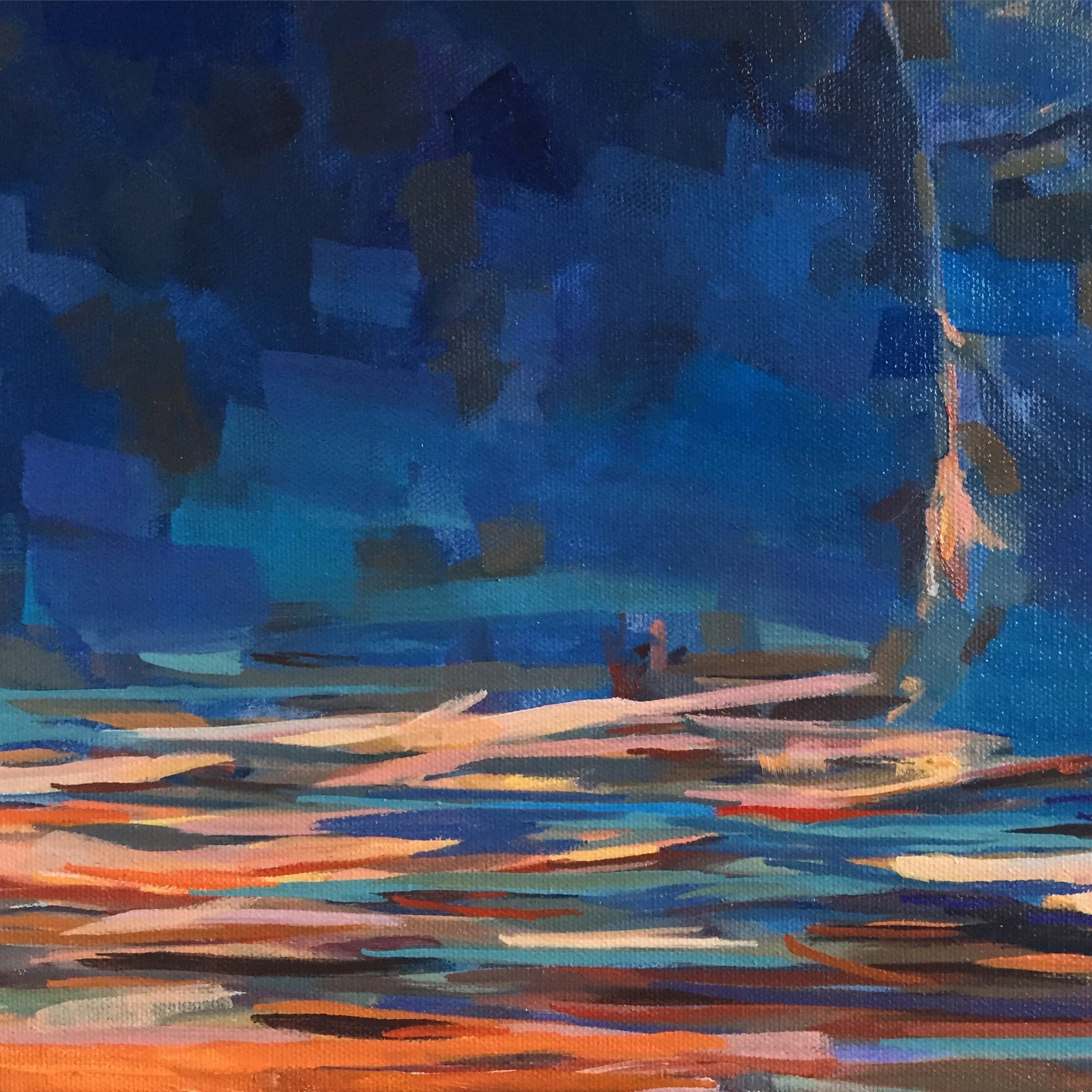 ‘Release’201510” x 10”water soluble oil on canvassold