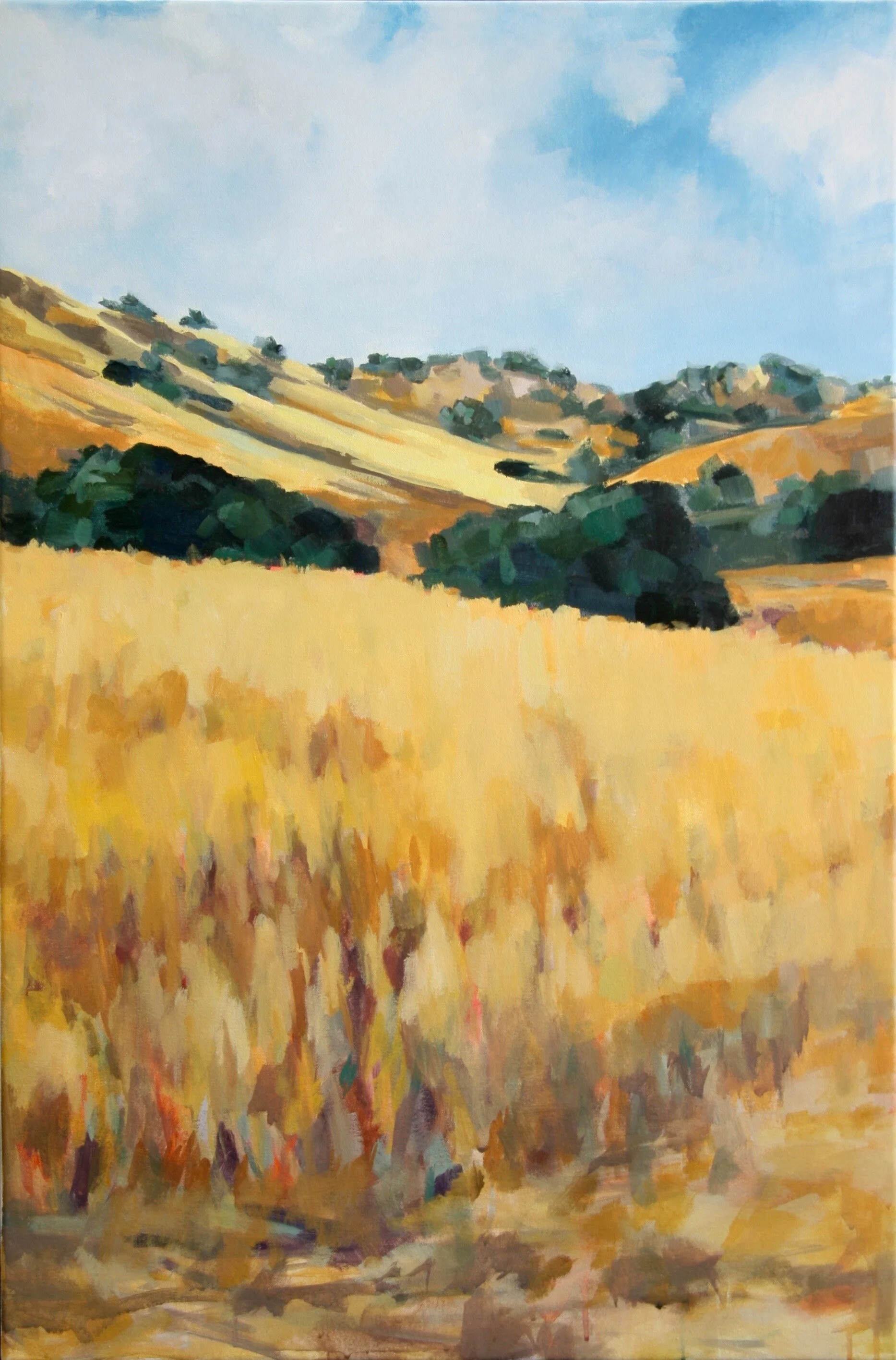 ‘Mt. Diablo II’ 2015 24” x 36” water soluble oil on canvas sold