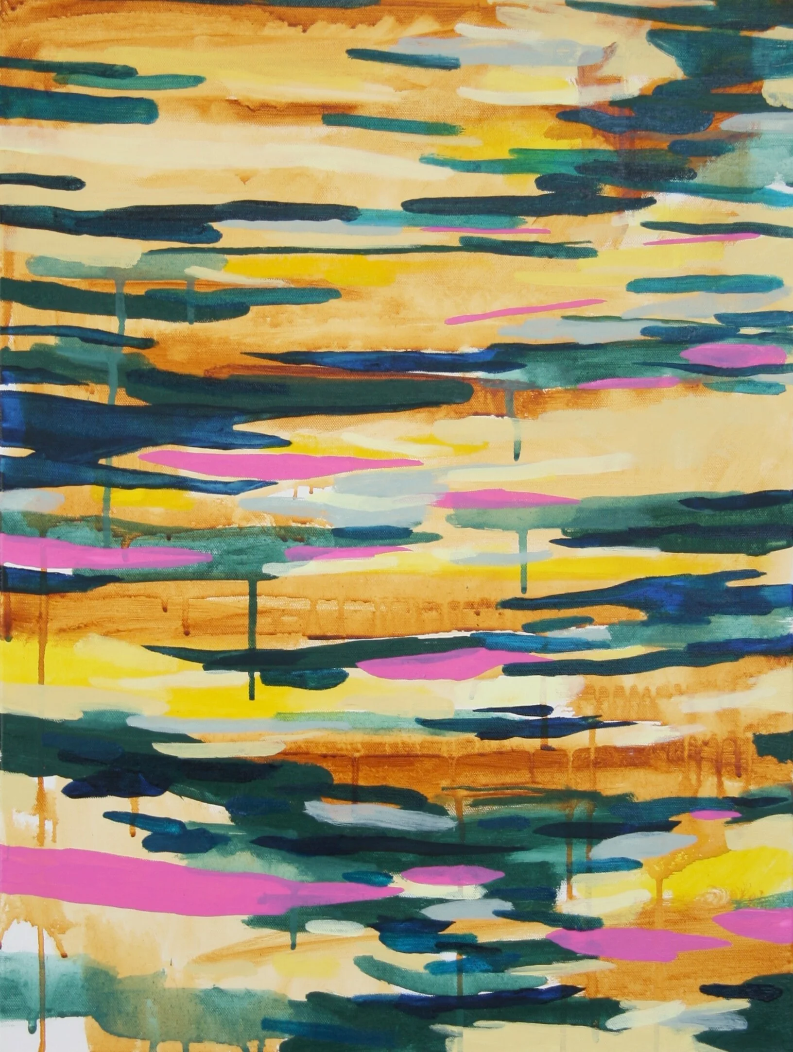 ‘Brook’ 2014 18” x 24” water soluble oil on canvas sold