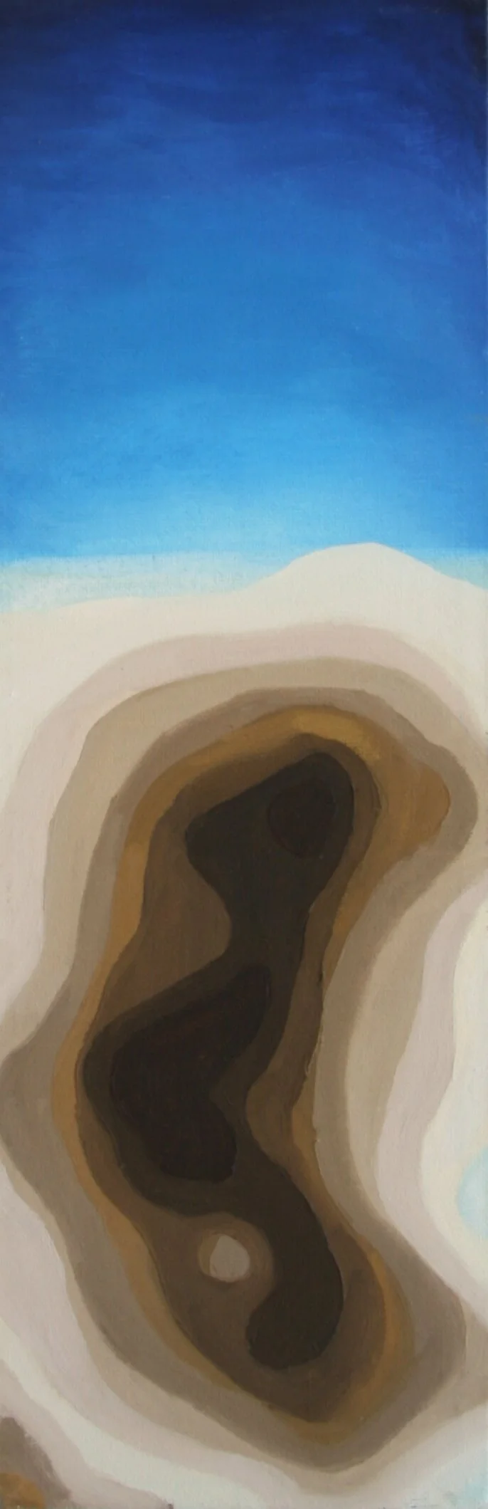 ‘Around the Bend’ 2000 5” x 15” oil on canvas sold
