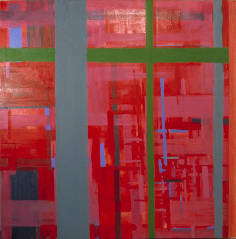 ‘Clash’ 2000 28” x 28” oil on canvas sold