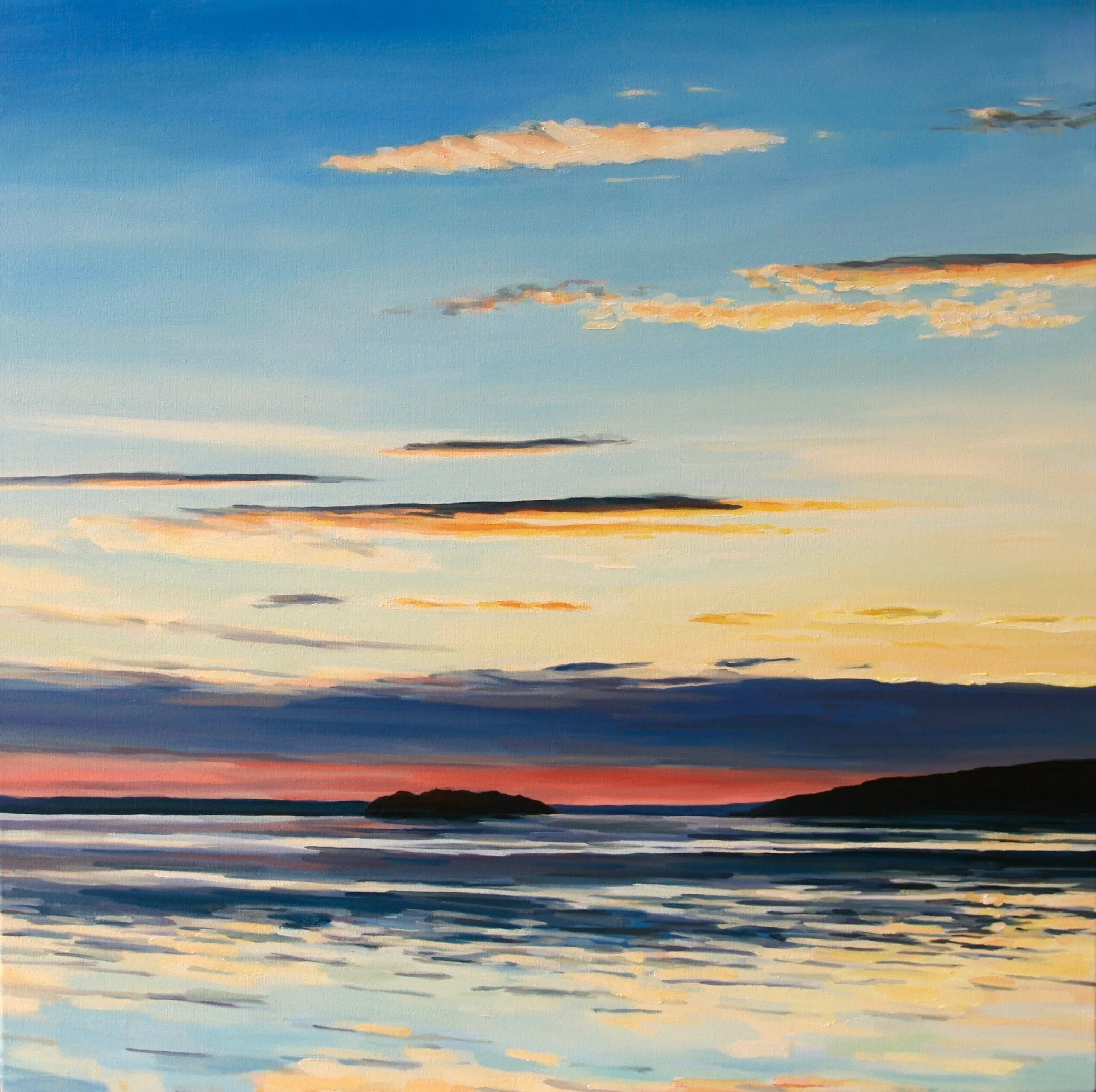 ‘Camano’201930” x 30”water soluble oil on canvassold
