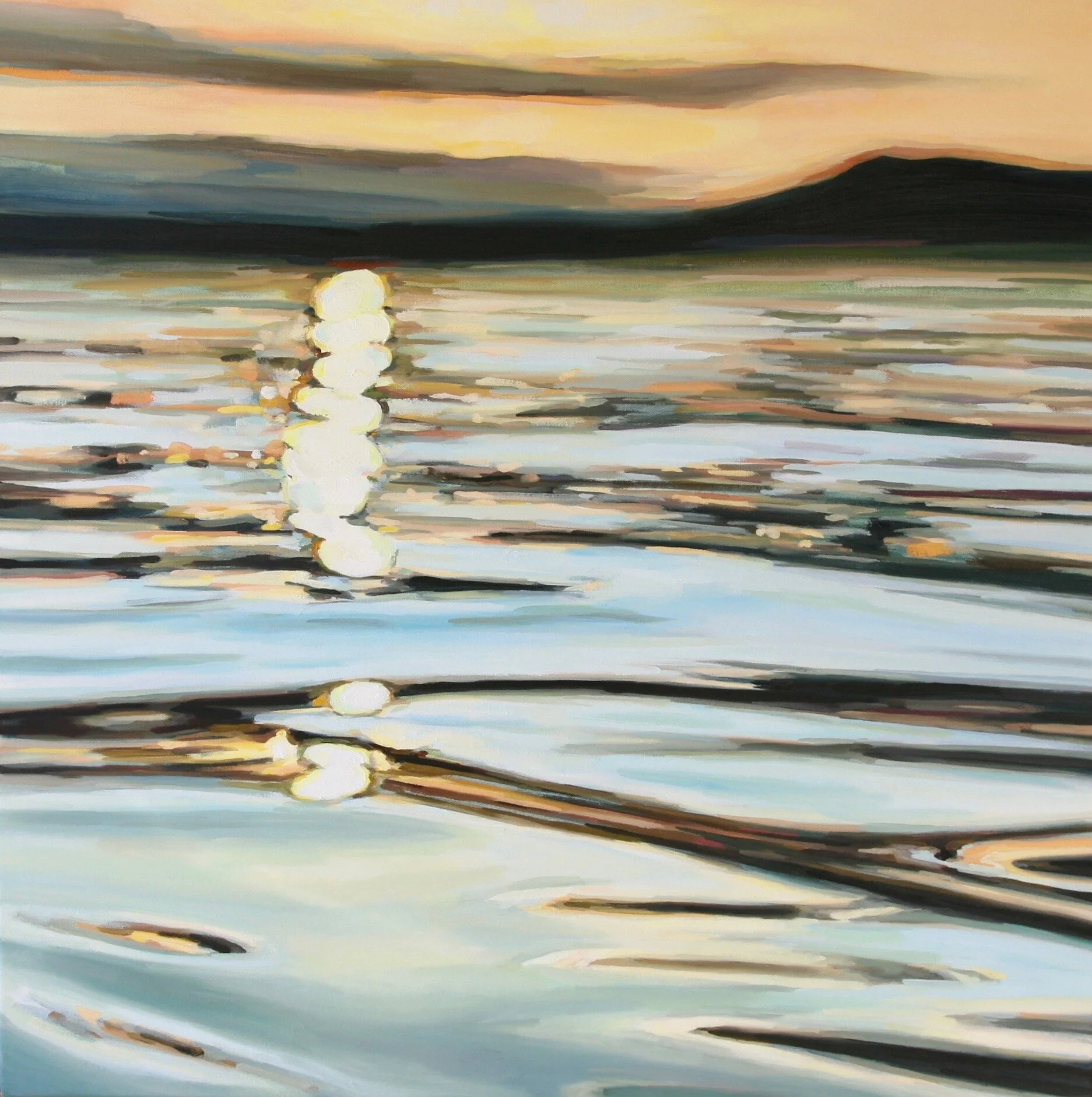 ‘Resonate’201930” x 30”water soluble oil on canvassold