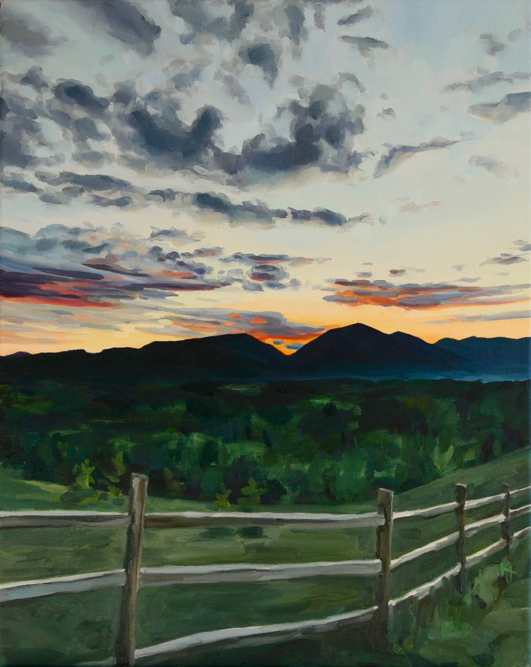 ‘Suncadia Sundown’201916” x 20”water soluble oil on canvassold