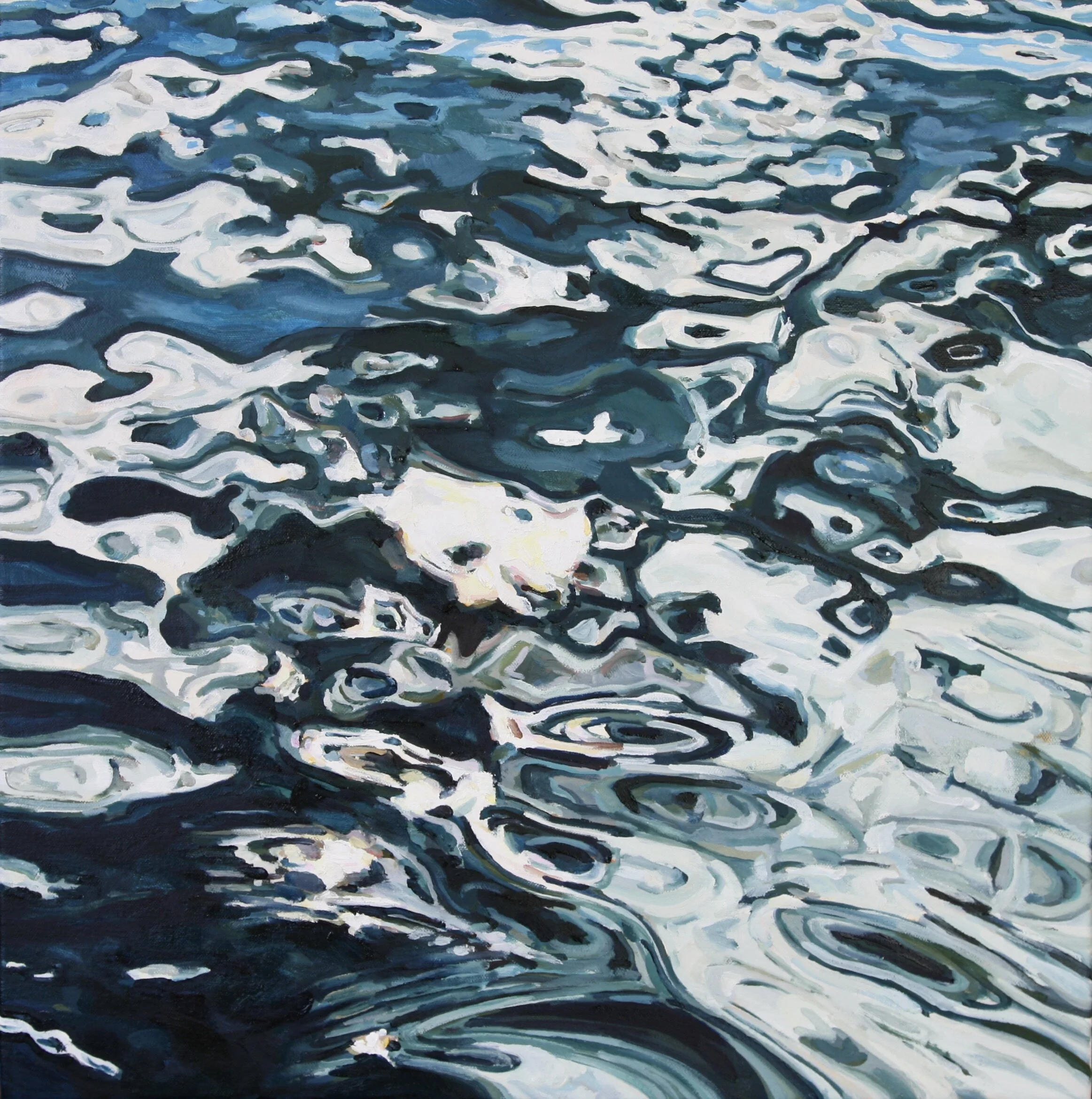 ‘Quicksilver II’202020” x 20”water soluble oil on canvassold
