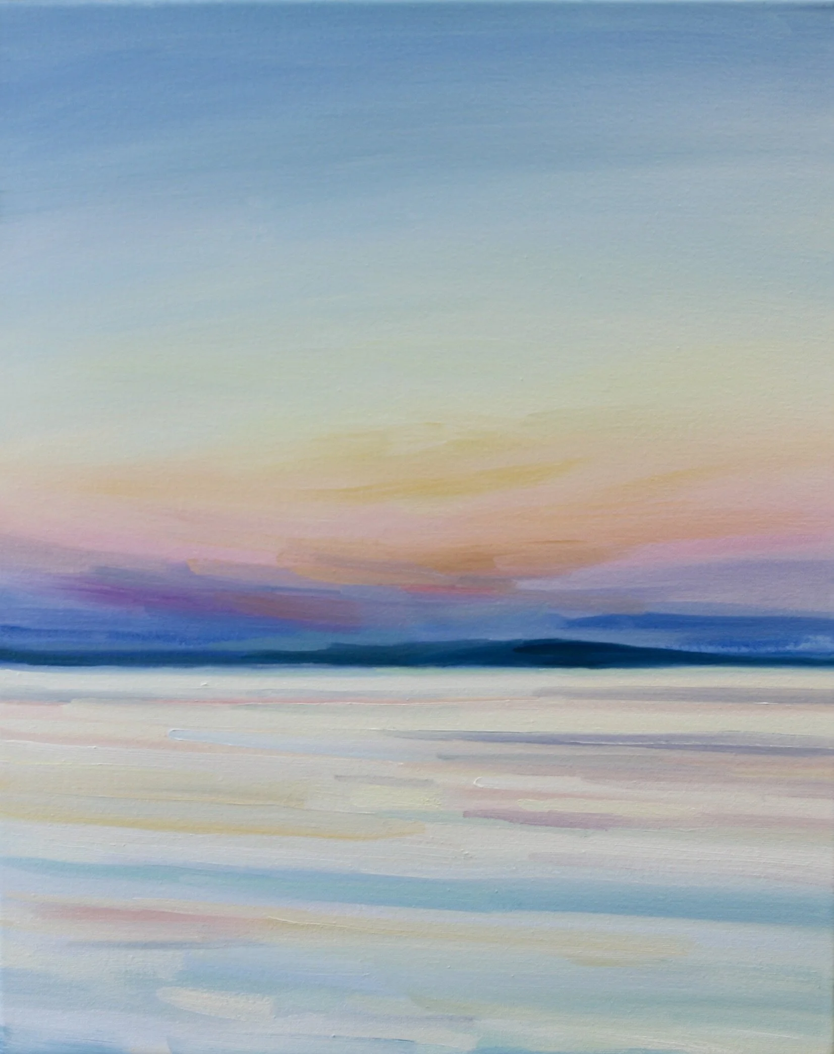 ‘Night Rise I’202016” x 20”water soluble oil on canvassold