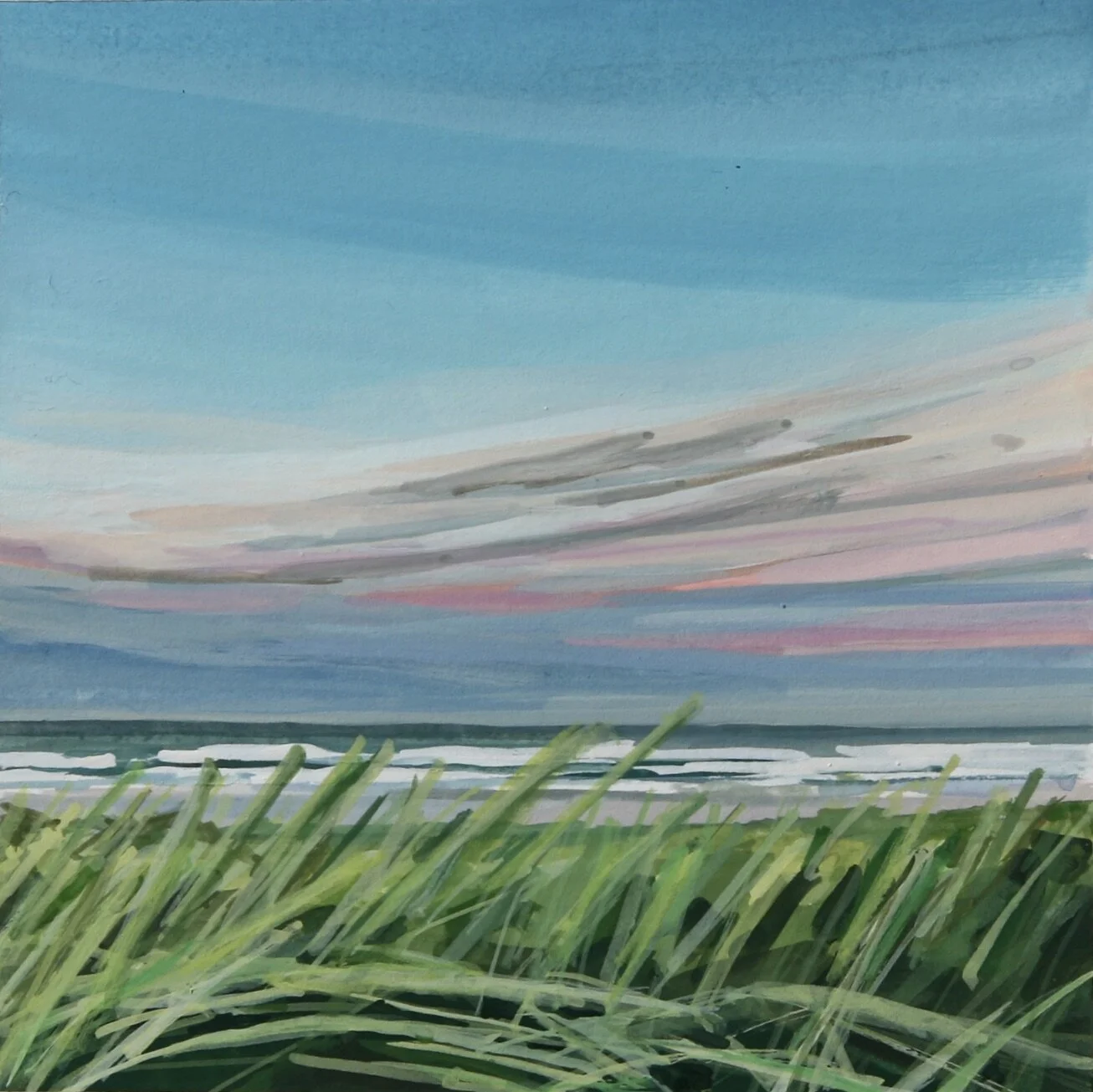 ‘Oregon Coast II’20204” x 4”gouache on papersold
