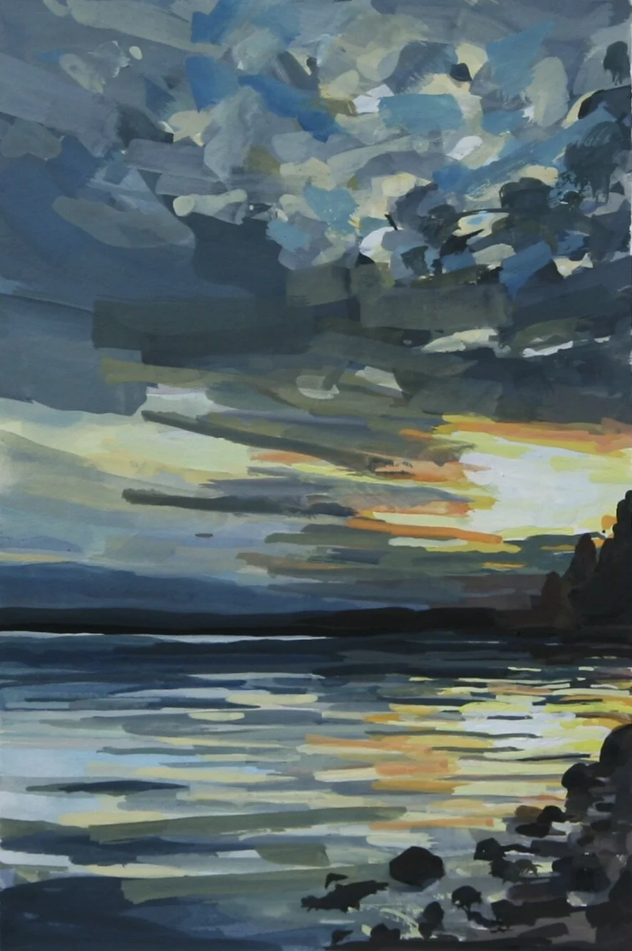 ‘First Light’20204” x 6”gouache on papersold