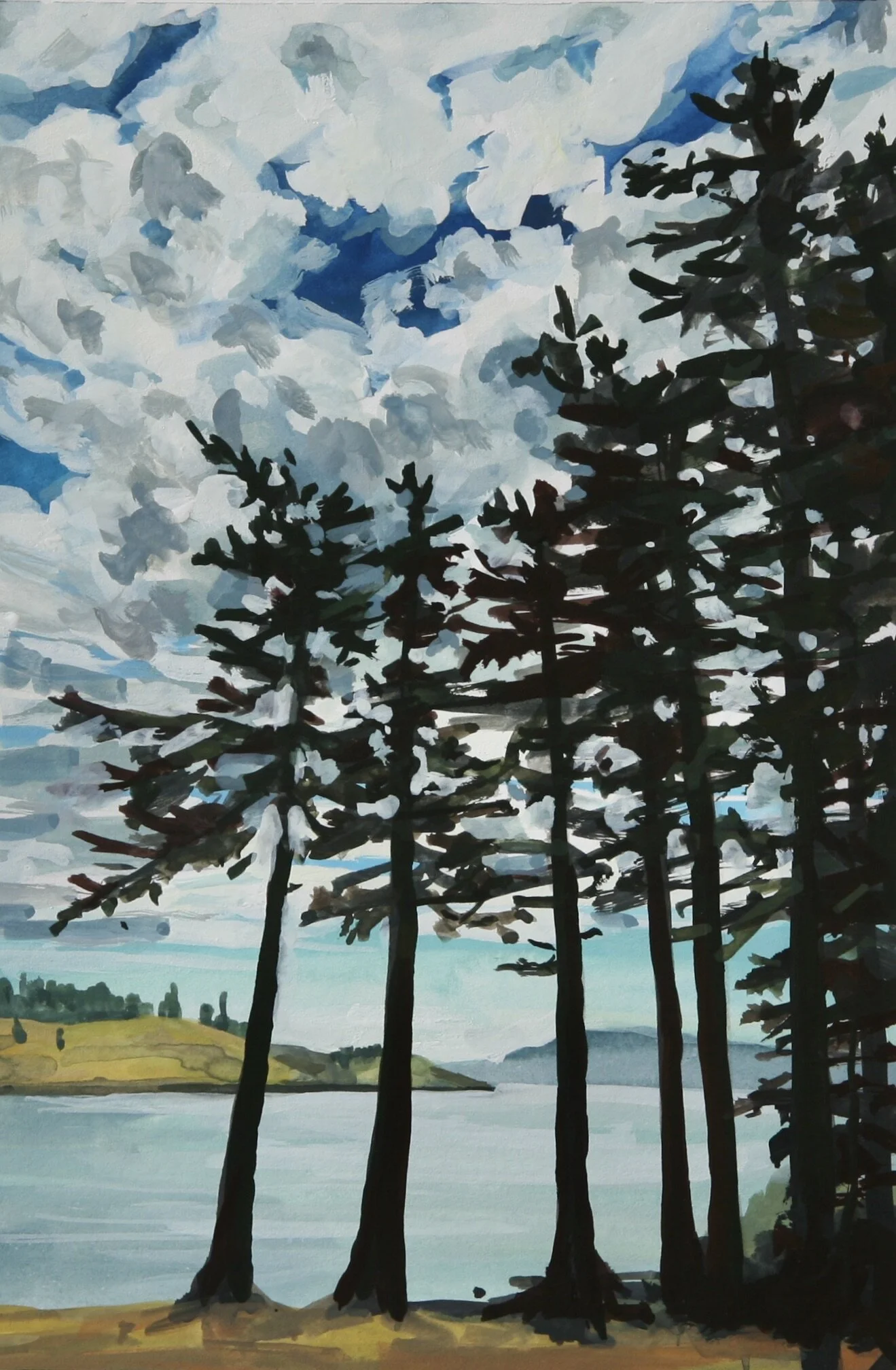 ‘Standing Tall’20204” x 6”gouache on papersold