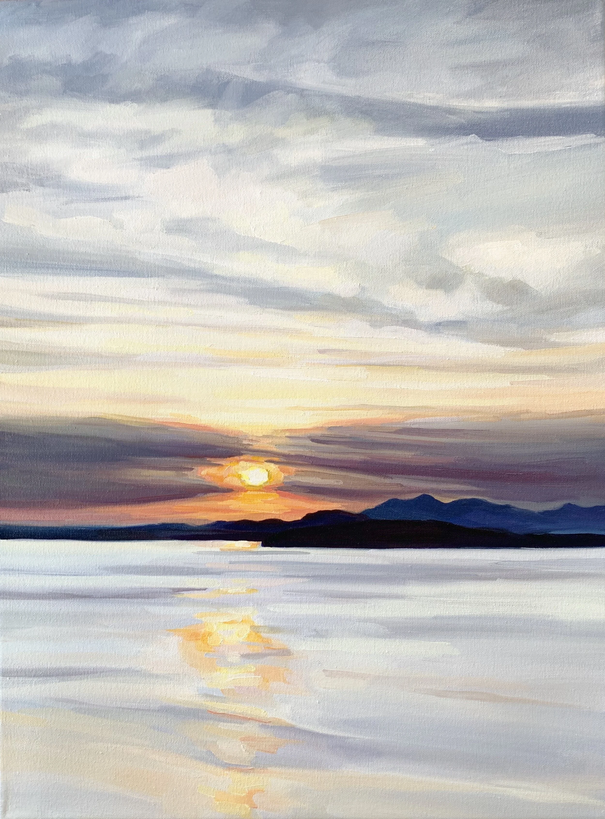 ‘Burnished Sky II’202018” x 24”water soluble oil on canvassold