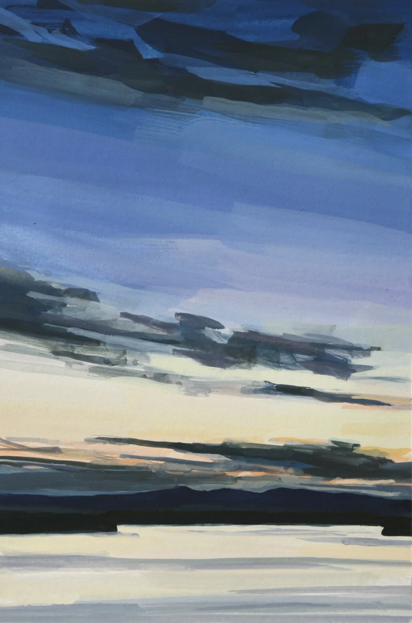 ‘Marine View I’20204” x 6”gouache on papersold