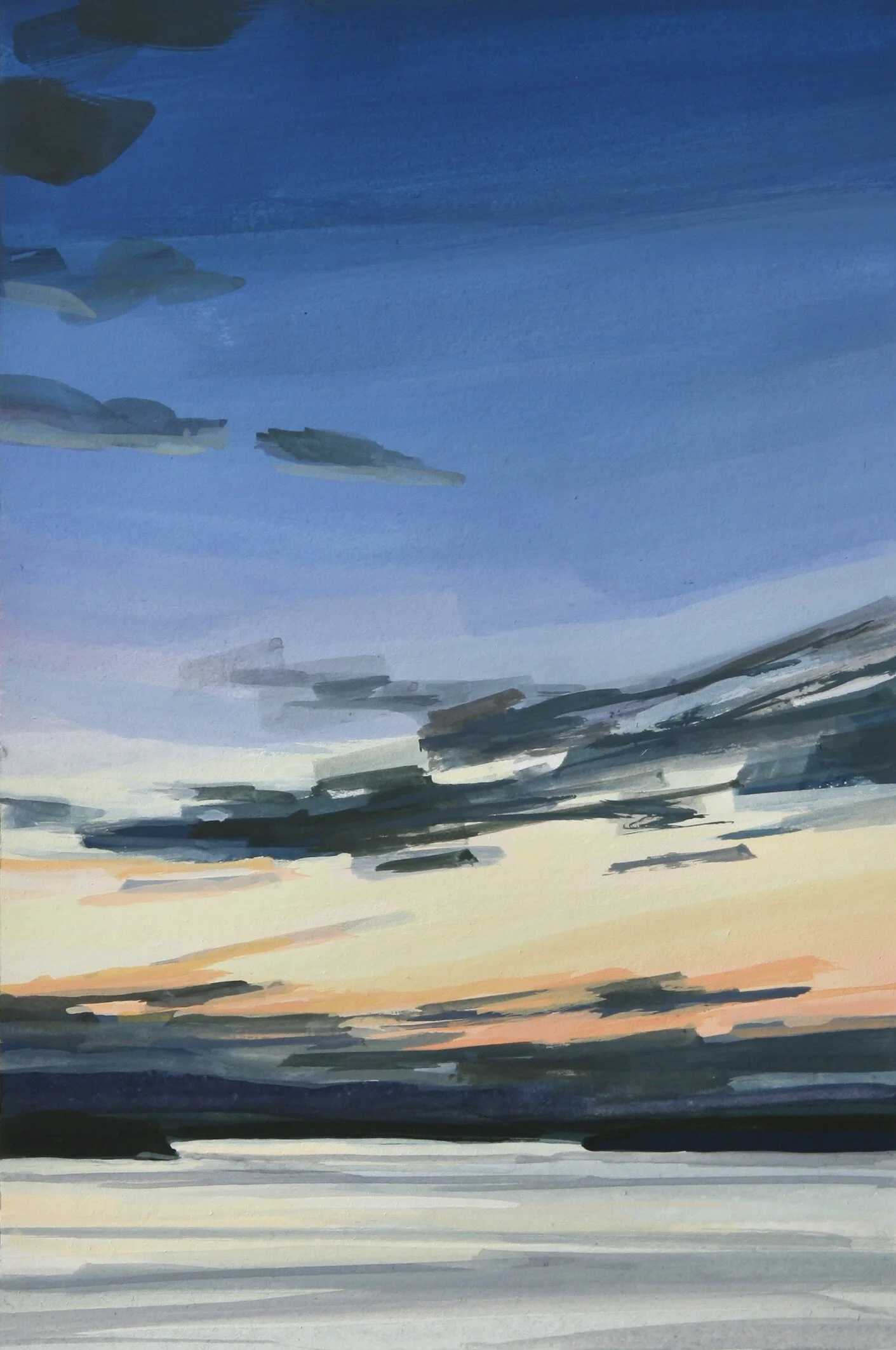 ‘Marine View II’20204” x 6”gouache on papersold