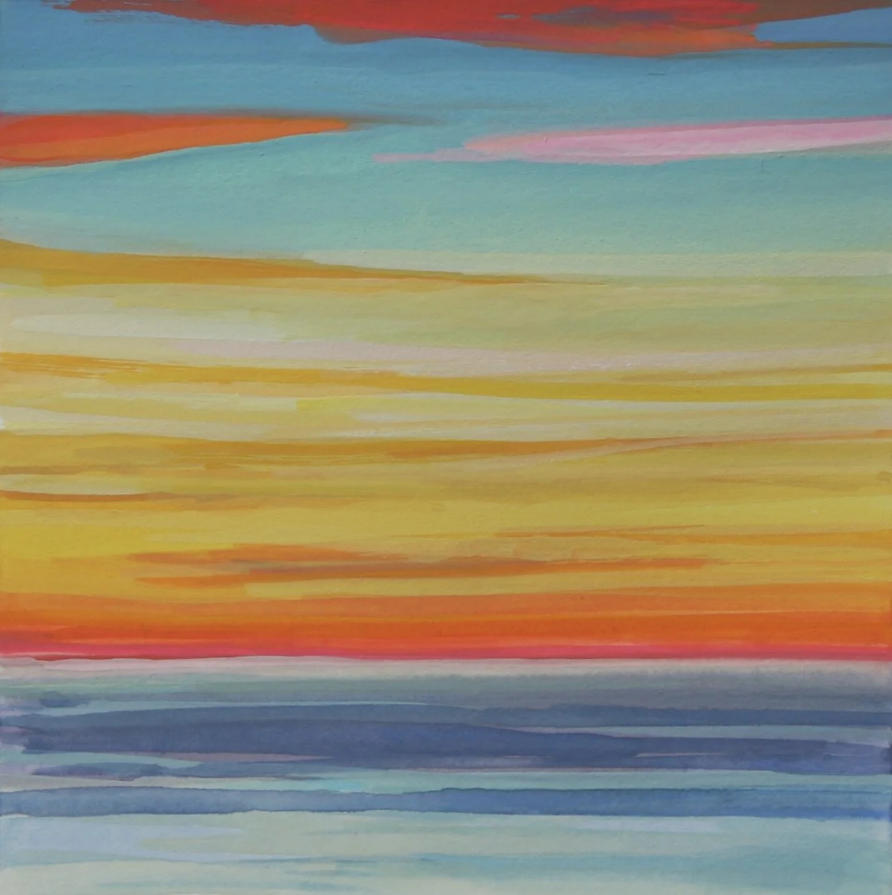 ‘Dayglow II’20204” x 4”gouache on papersold