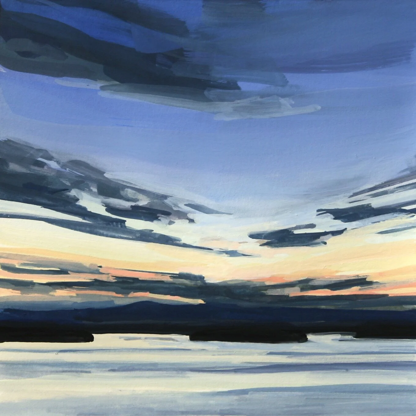 ‘Marine View III’20204” x 4”gouache on papersold