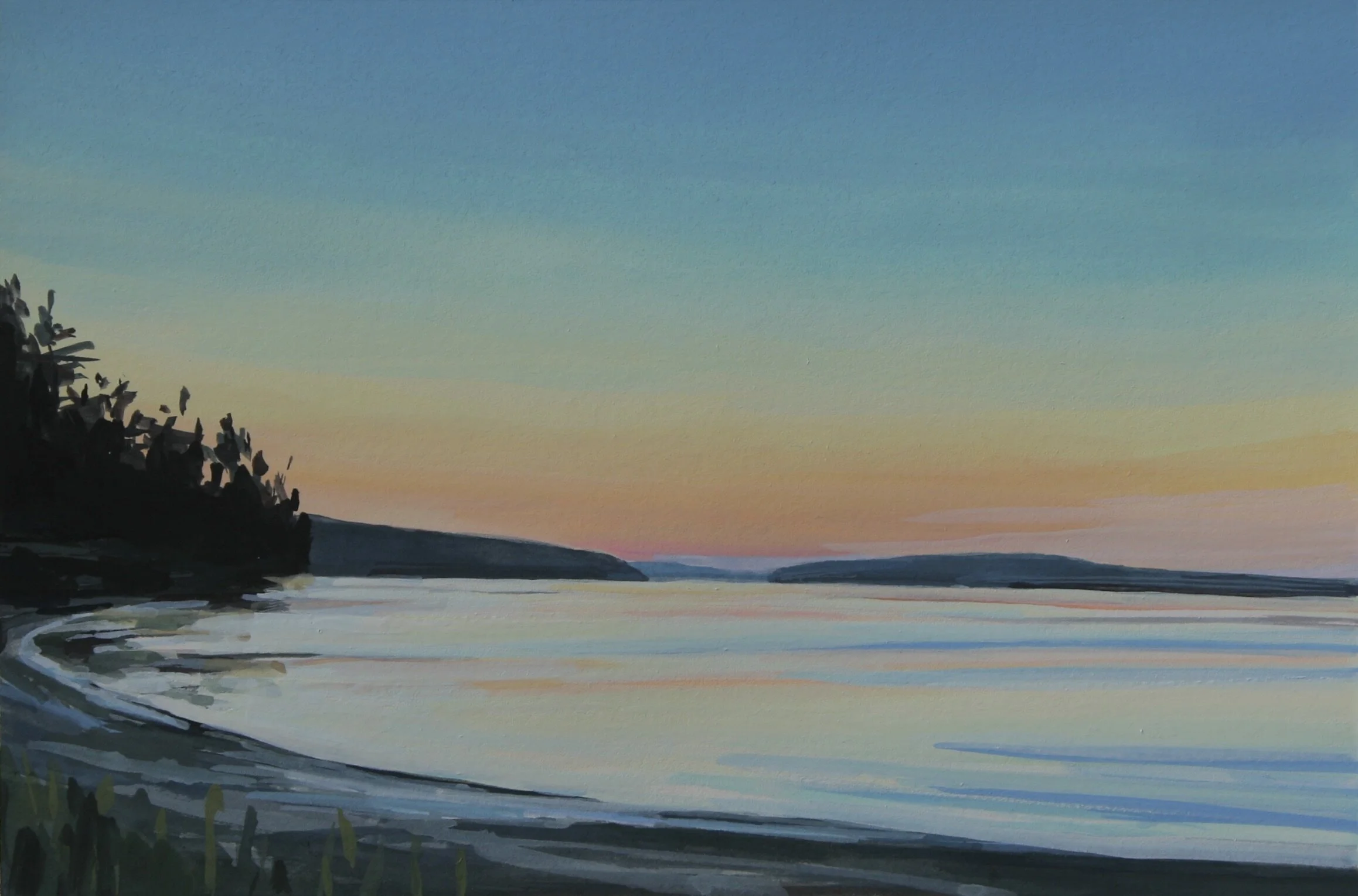 ‘Tranquility’20206” x 4”gouache on papersold