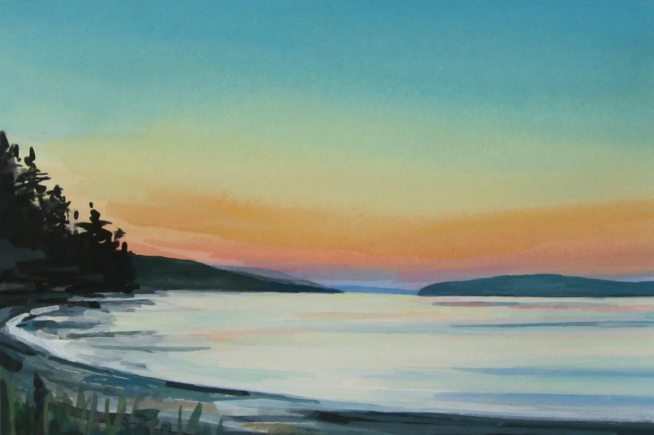 ‘Tranquility II’20206” x 4”gouache on papersold