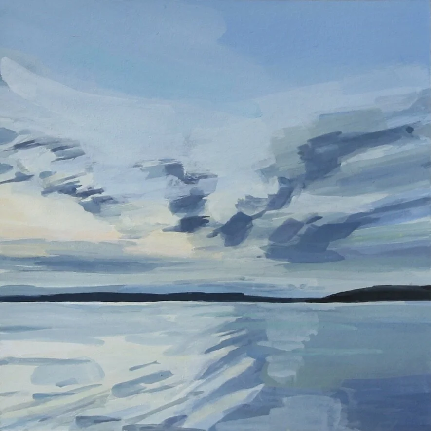 ‘Periwinkle Wake II’20204” x 4”gouache on papersold