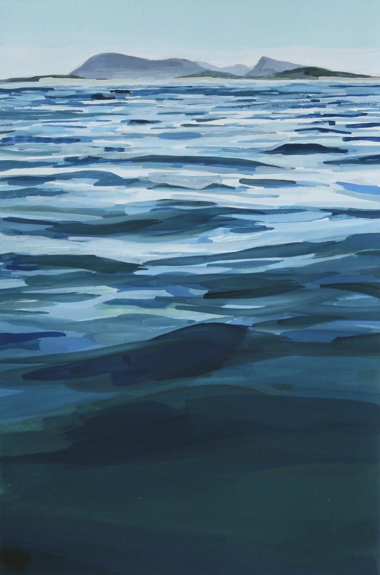 ‘In the Strait’20204” x 6”gouache on papersold