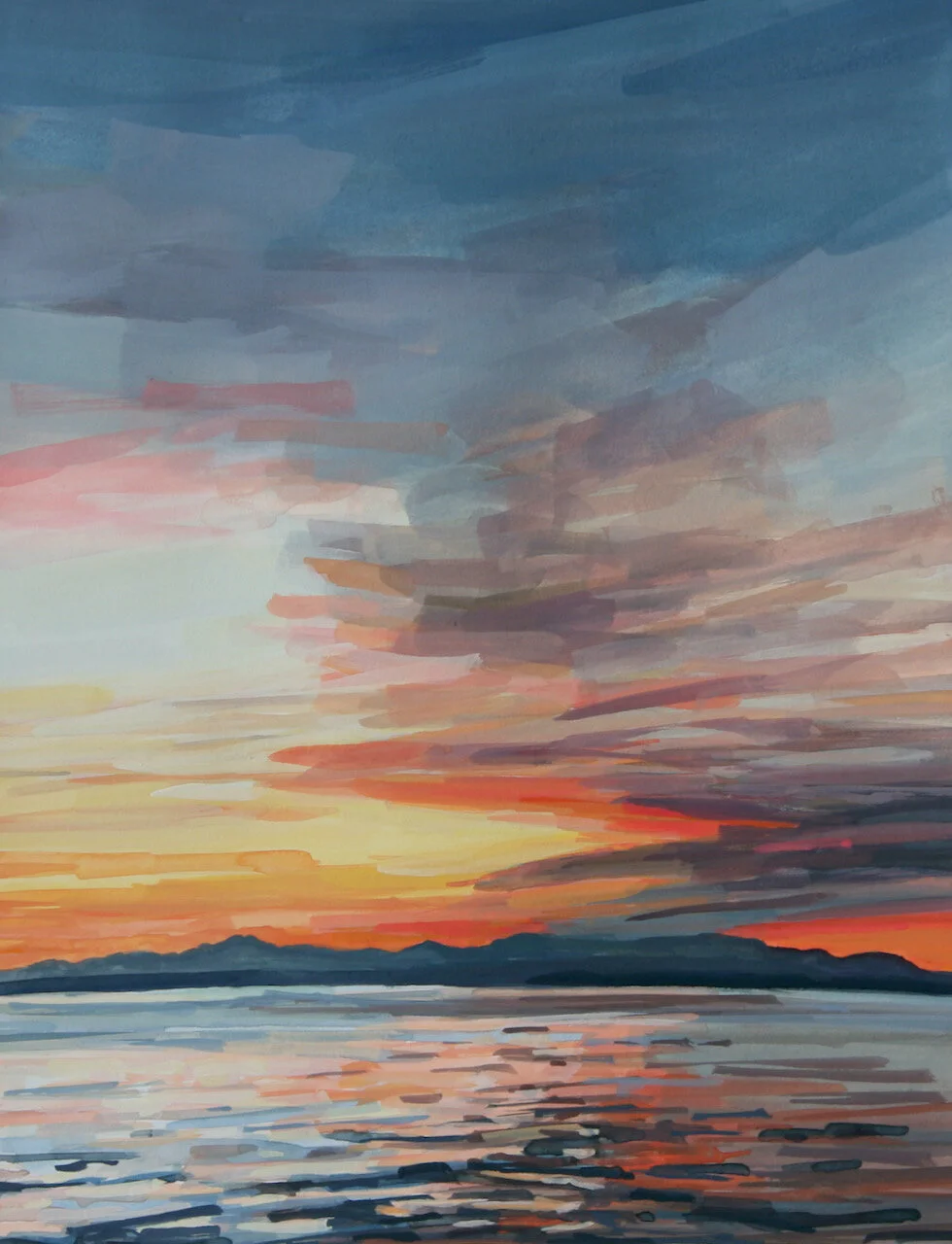 ‘Slow Burn III’20207” x 9”gouache on papersold