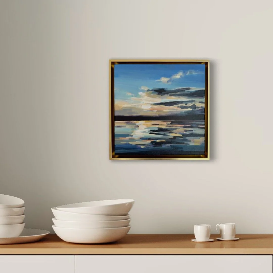 Collide III 10” x 10”, Framed