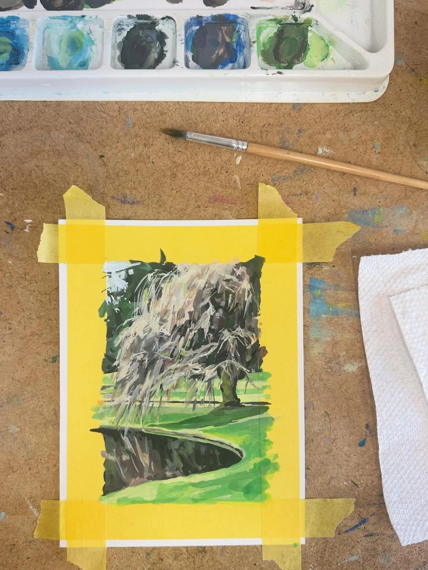 Following up on my last post that summarized my experiences at the Bloedel Reserve over the past year, here&rsquo;s a selection of the paintings and prints I made inspired by moments at @bloedelreserve in 2025.