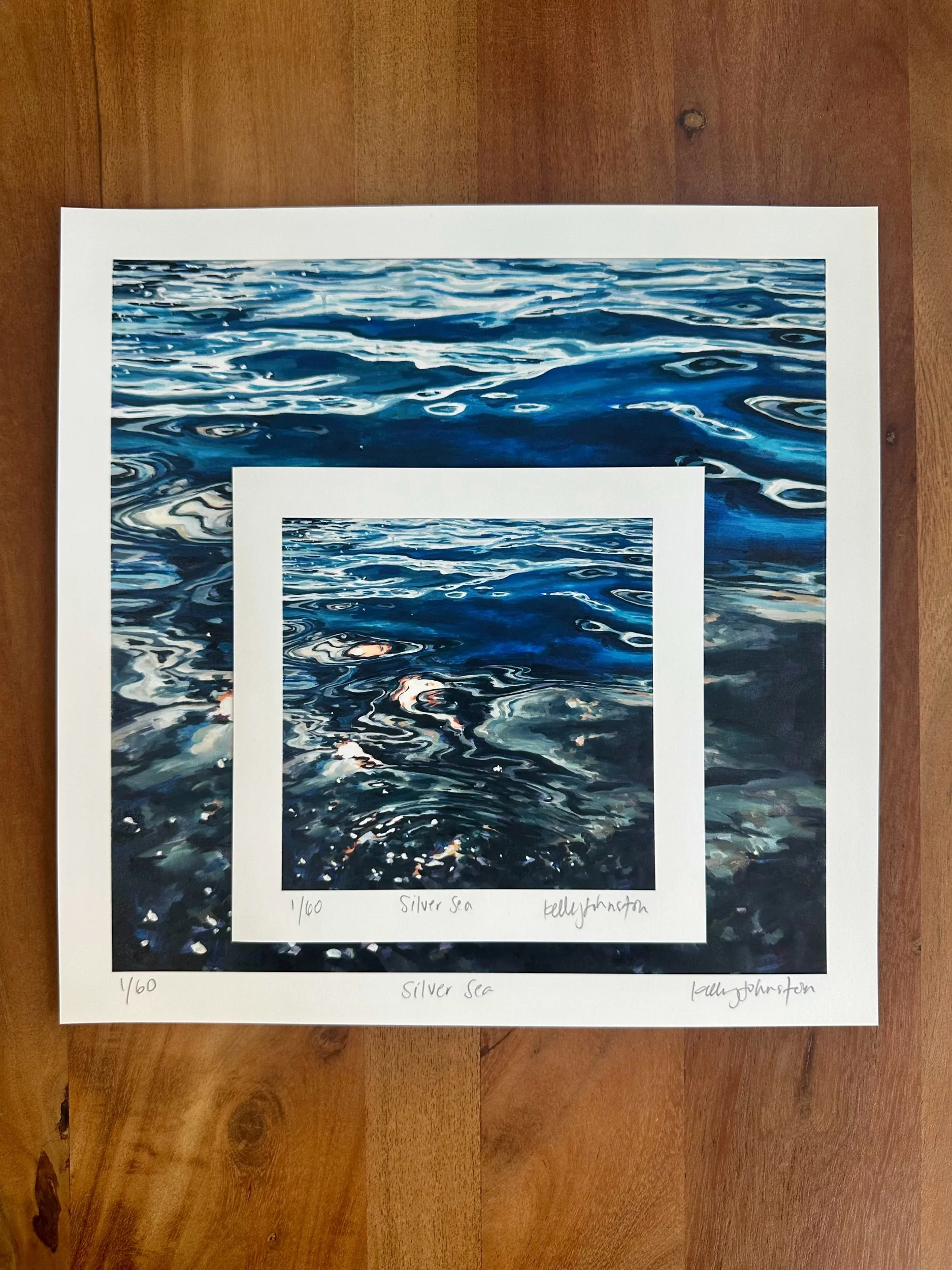 Limited Edition Giclée Print - Silver Sea - Multiple Sizes