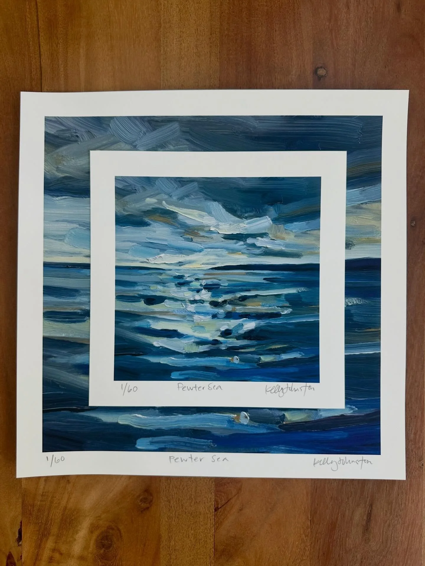 My new limited edition gicl&eacute;e prints are now available on my website and in my gallery! 

I&rsquo;ll be sharing each individually over the next few days, starting out with my personal favorite, &lsquo;Pewter Sea&rsquo;. A moody, quintessential