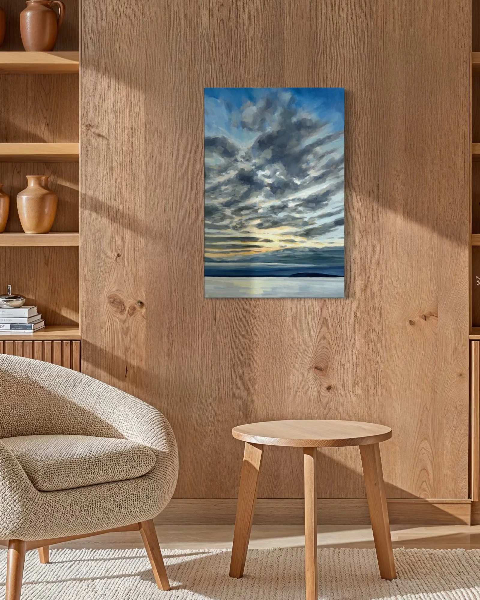 Winter Sunset 20" x 30"