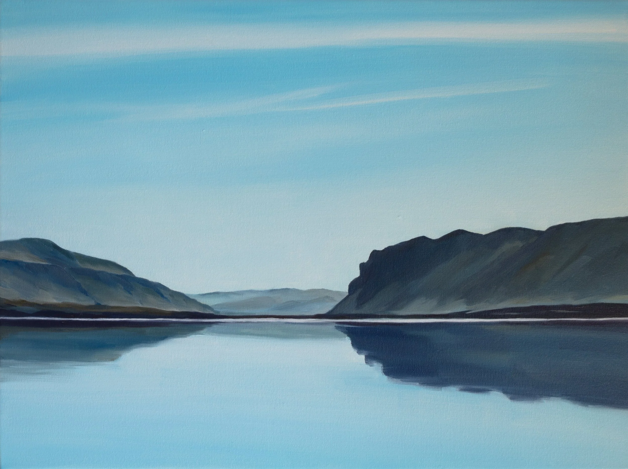 Crossing the Columbia 24" x 18"