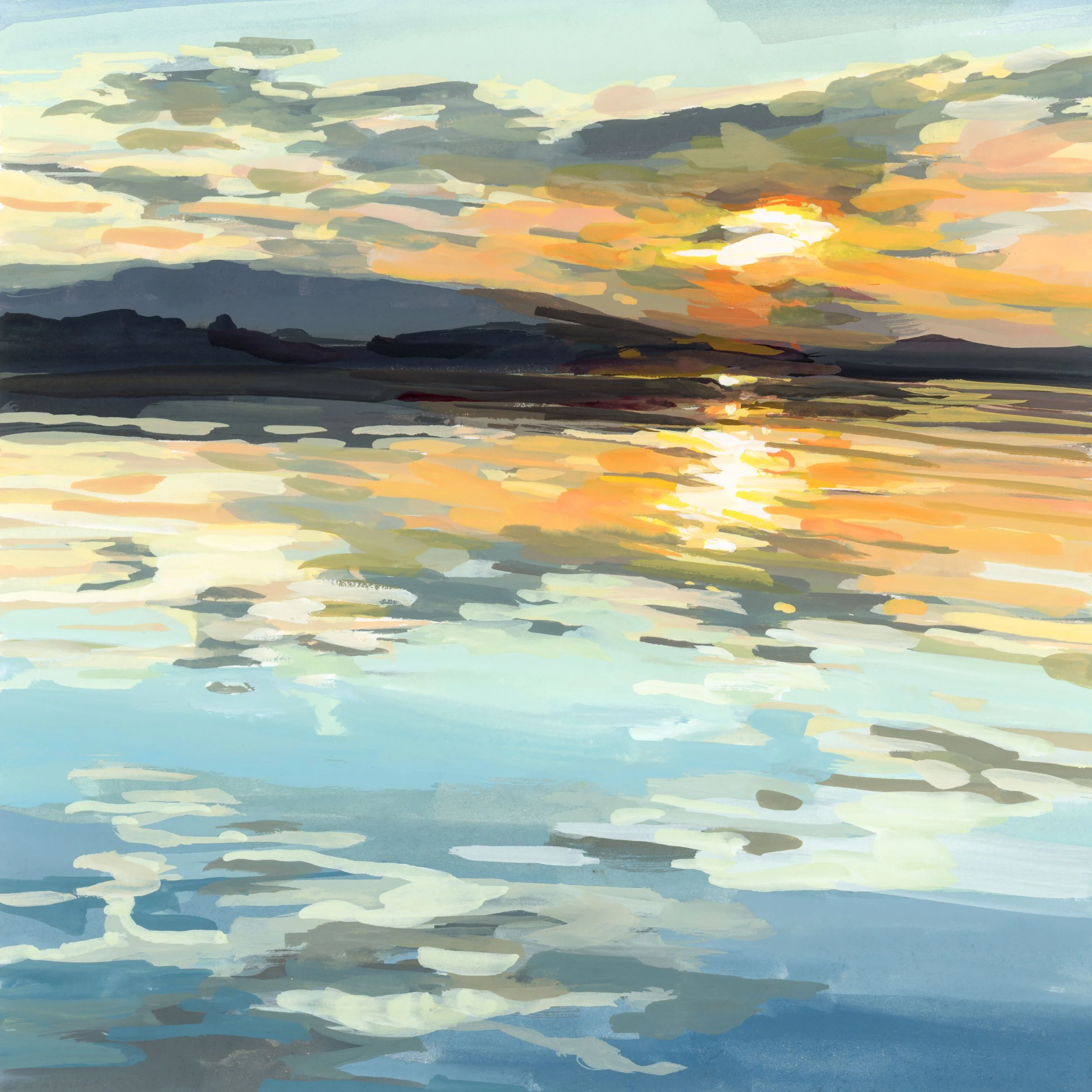 Washed Out I 5" x 5"