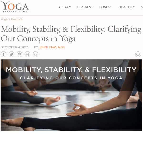Mobility, Stability, & Flexibility: Clarifying Our Concepts in