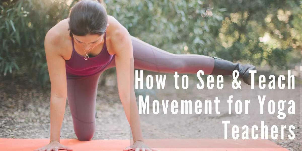 Online Yoga Anatomy Course & Movement Science Training