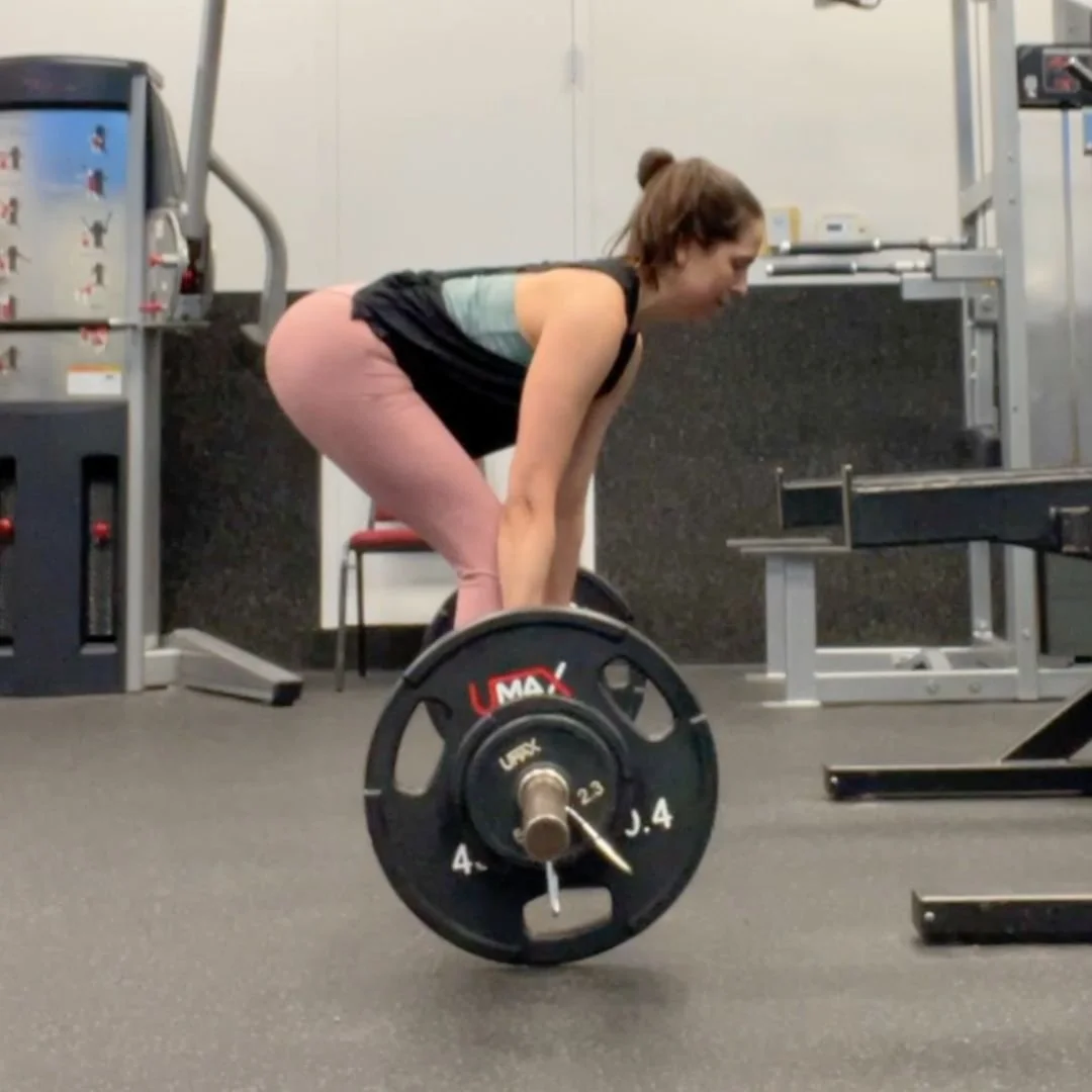 romanian deadlift with barbell
