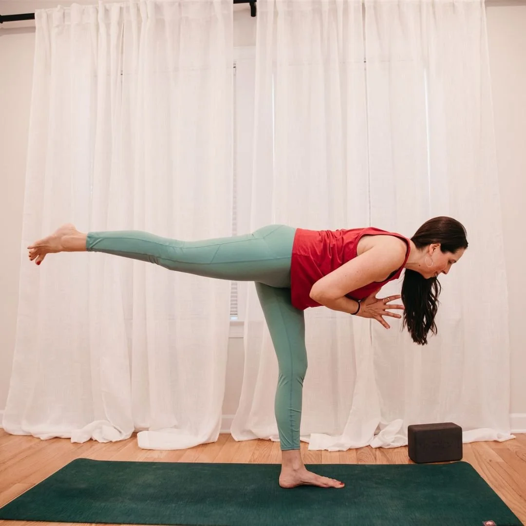 holding warrior 3 as an isometric hold