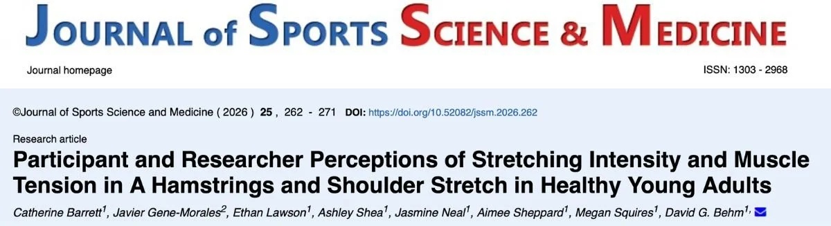 new study on internal vs external perceptions of stretch