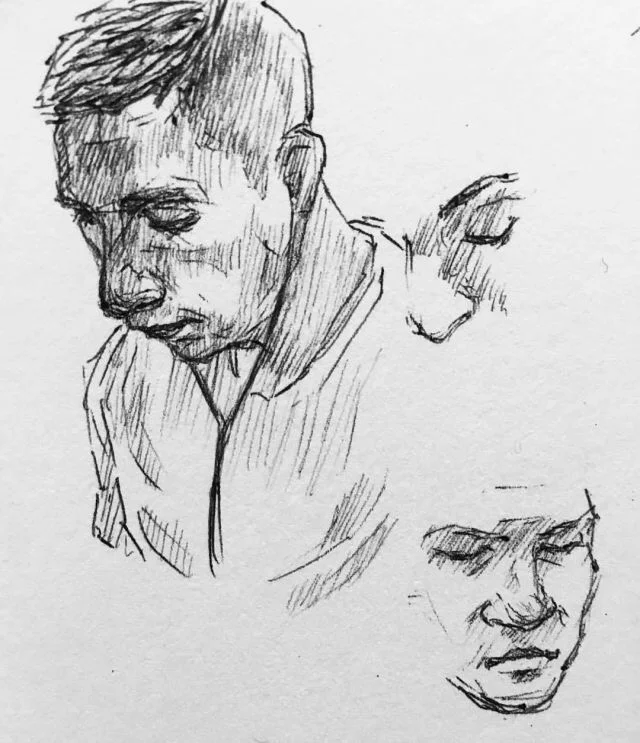 area man on subway (L train)