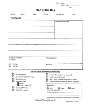 Icu Care Plan Management Tobin