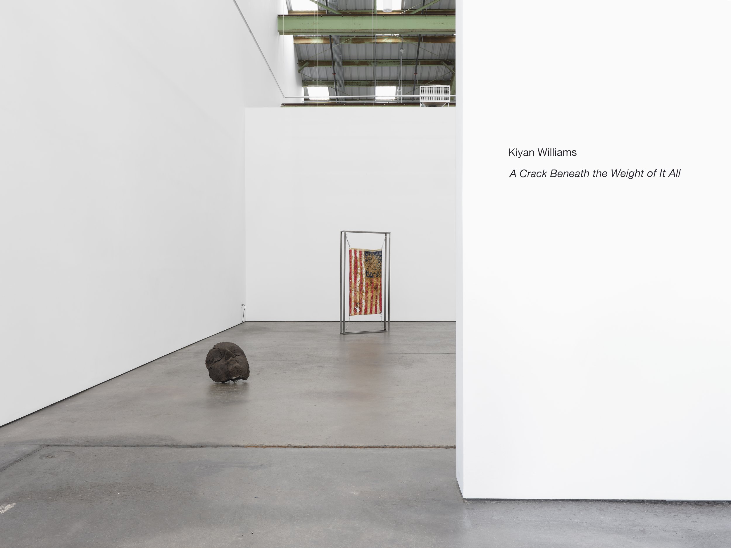 A Crack Beneath the Weight of It All (Installation View)