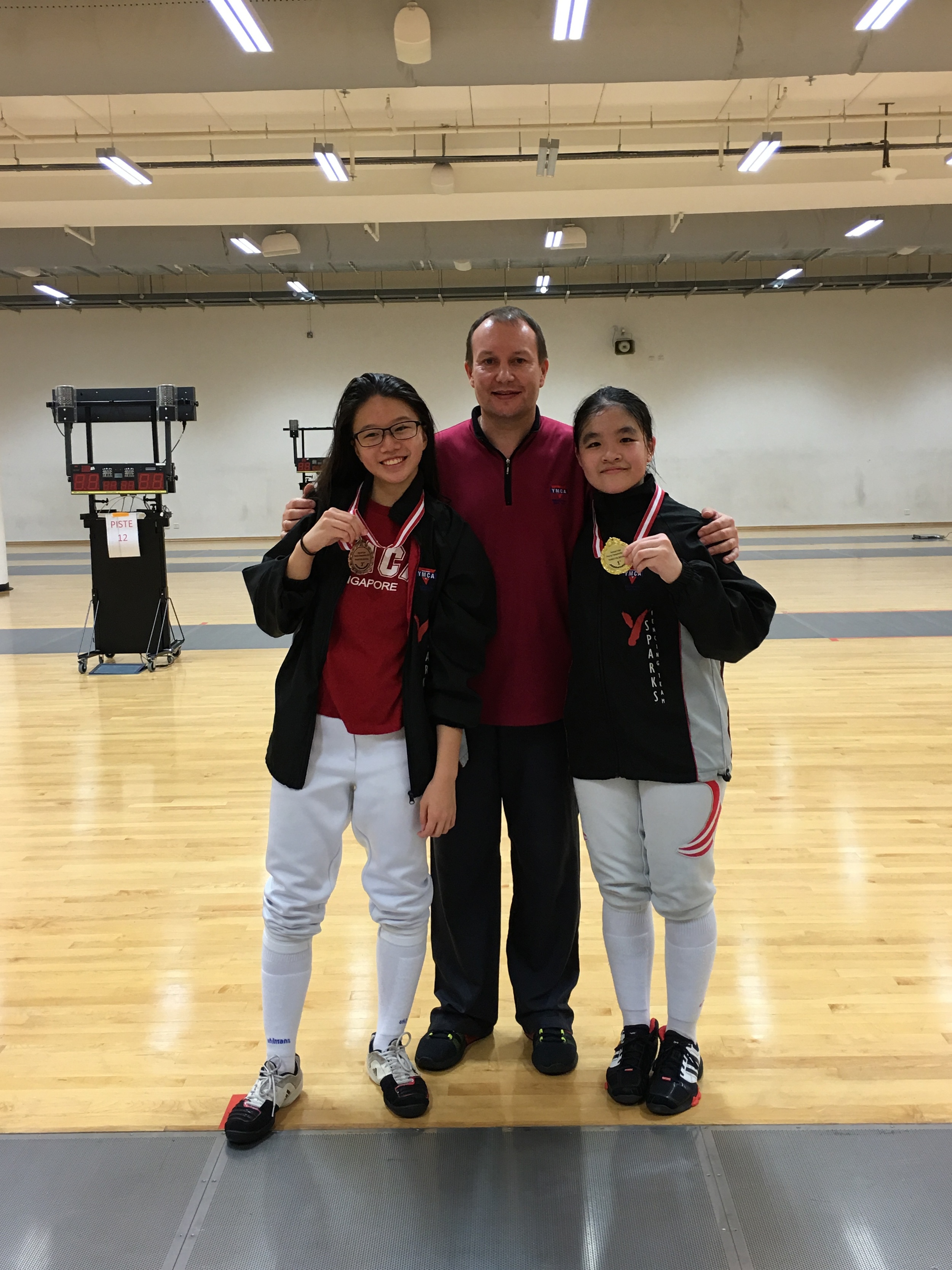 Gold, Silver and Bronze in National Cadet Fencing Championships 2016