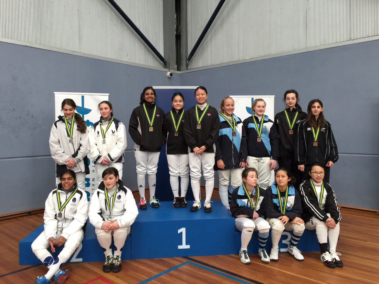 Victories in Australian U15 and Cadet Fencing Championships 2015