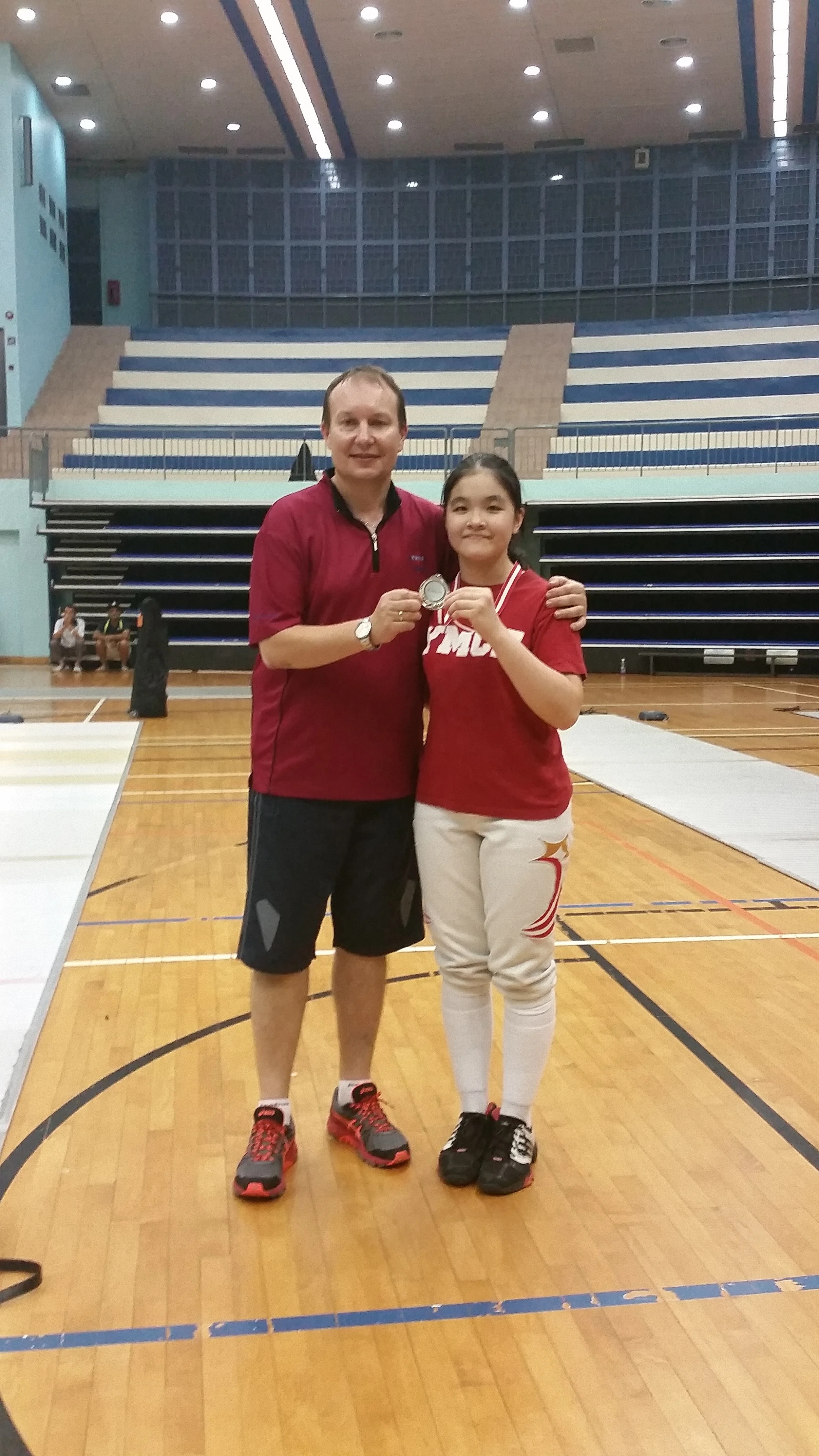 Silver in Singapore Junior Fencing Championship 2015