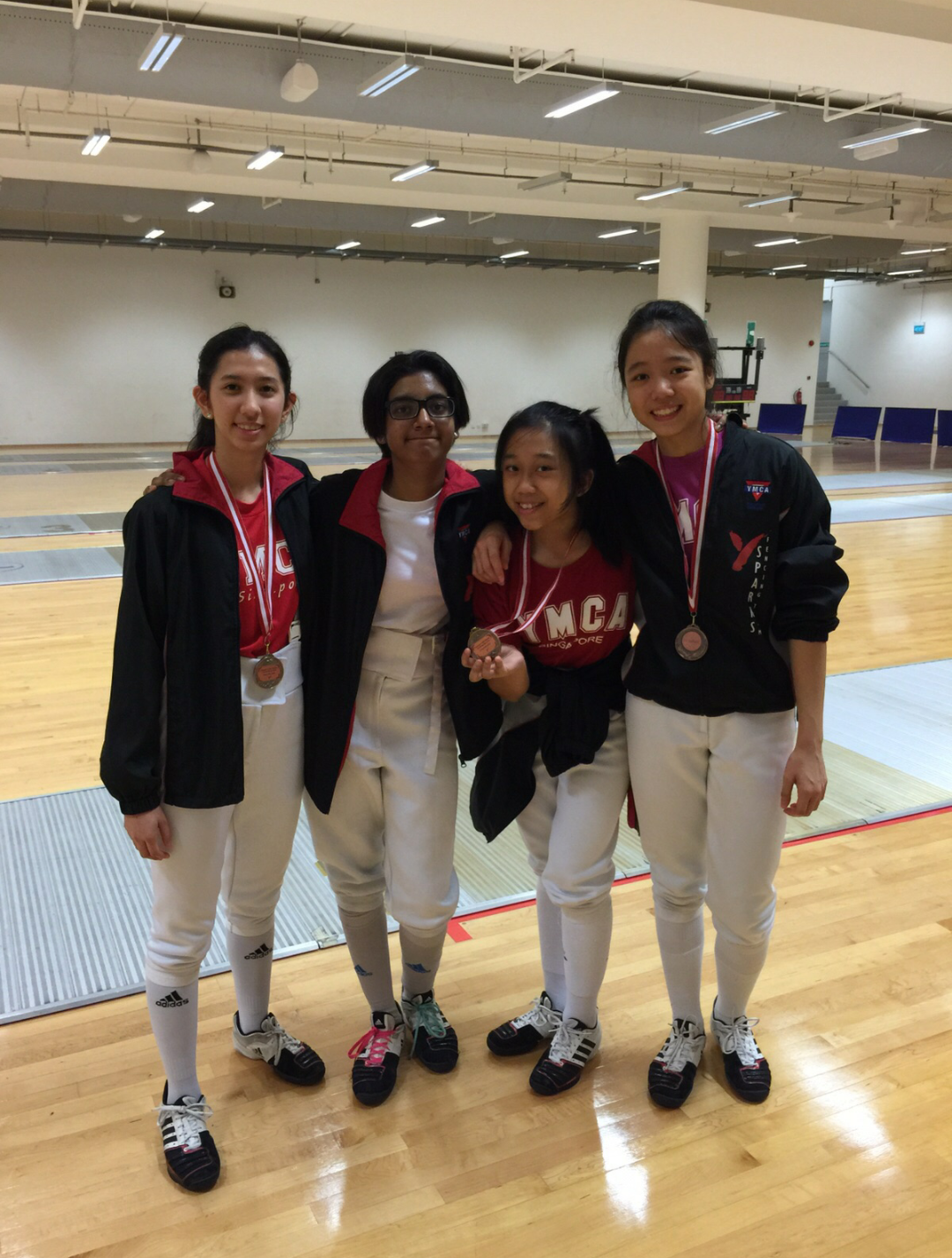 Victories in Singapore Cadet Fencing Championship 2016