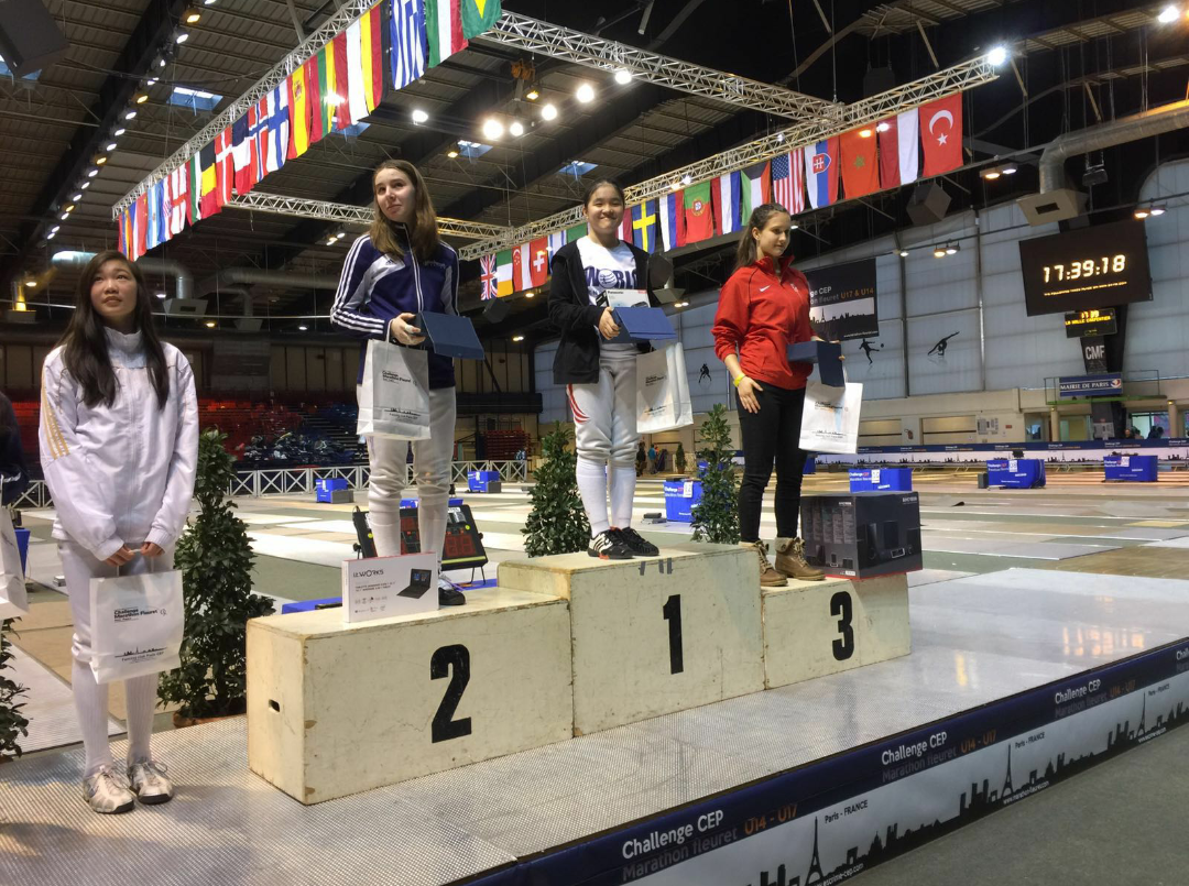 Gold in Challenge CEP Marathon Fleurette 2016 held in Paris, France