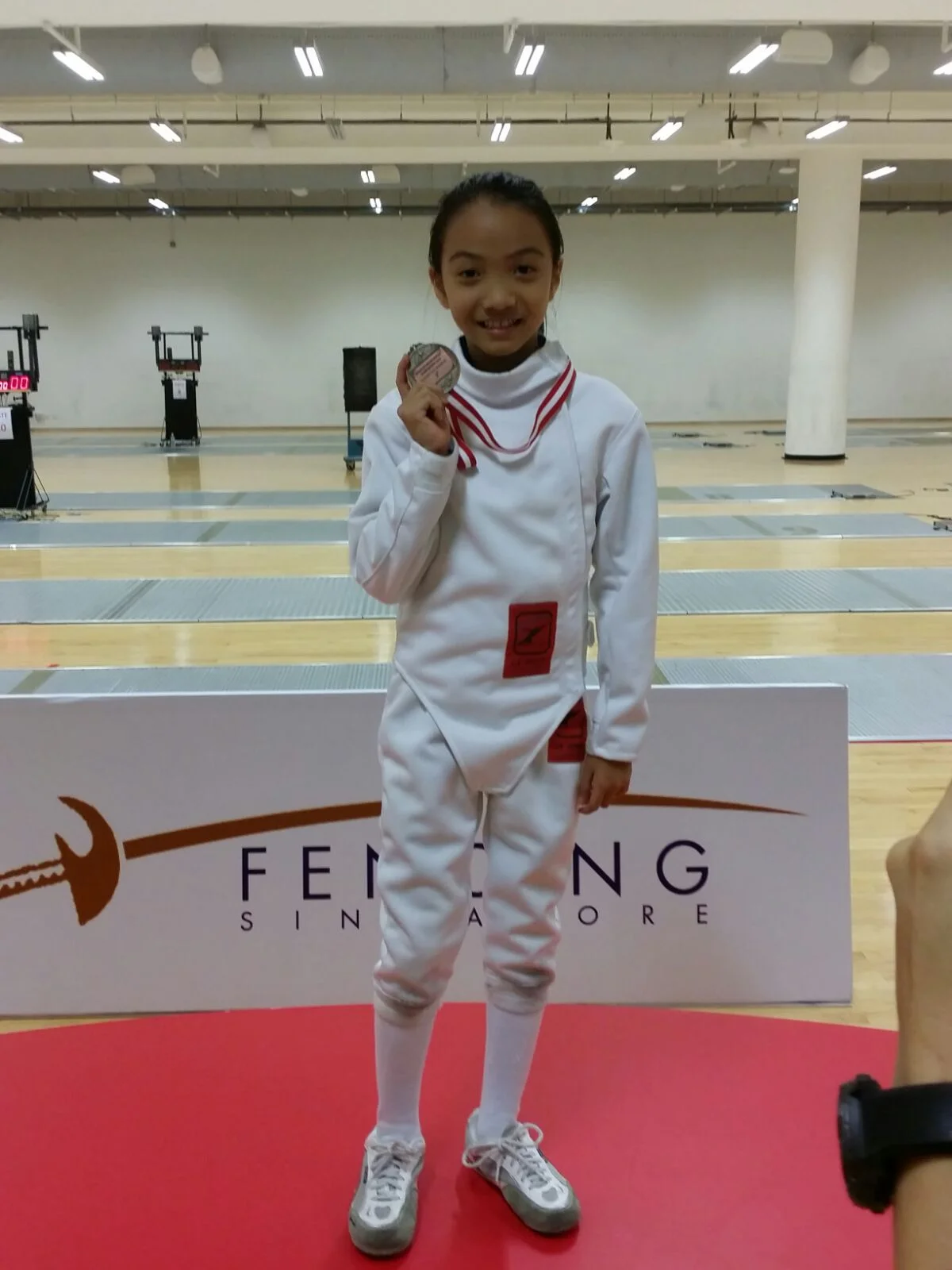 Bronze in Singapore Minime Fencing Championship 2016