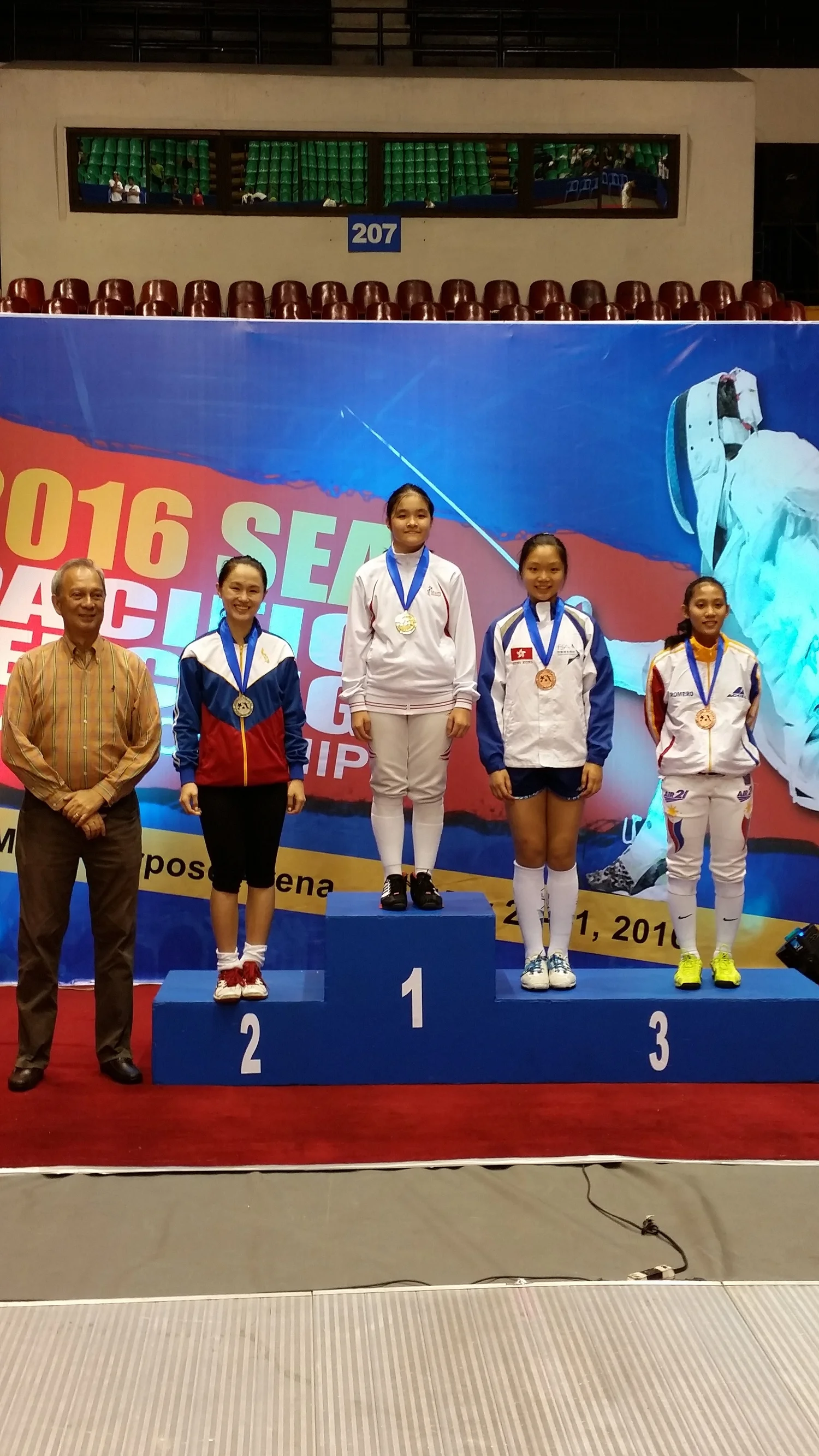 Gold in 2nd SEA Pacific Fencing Championships 2016
